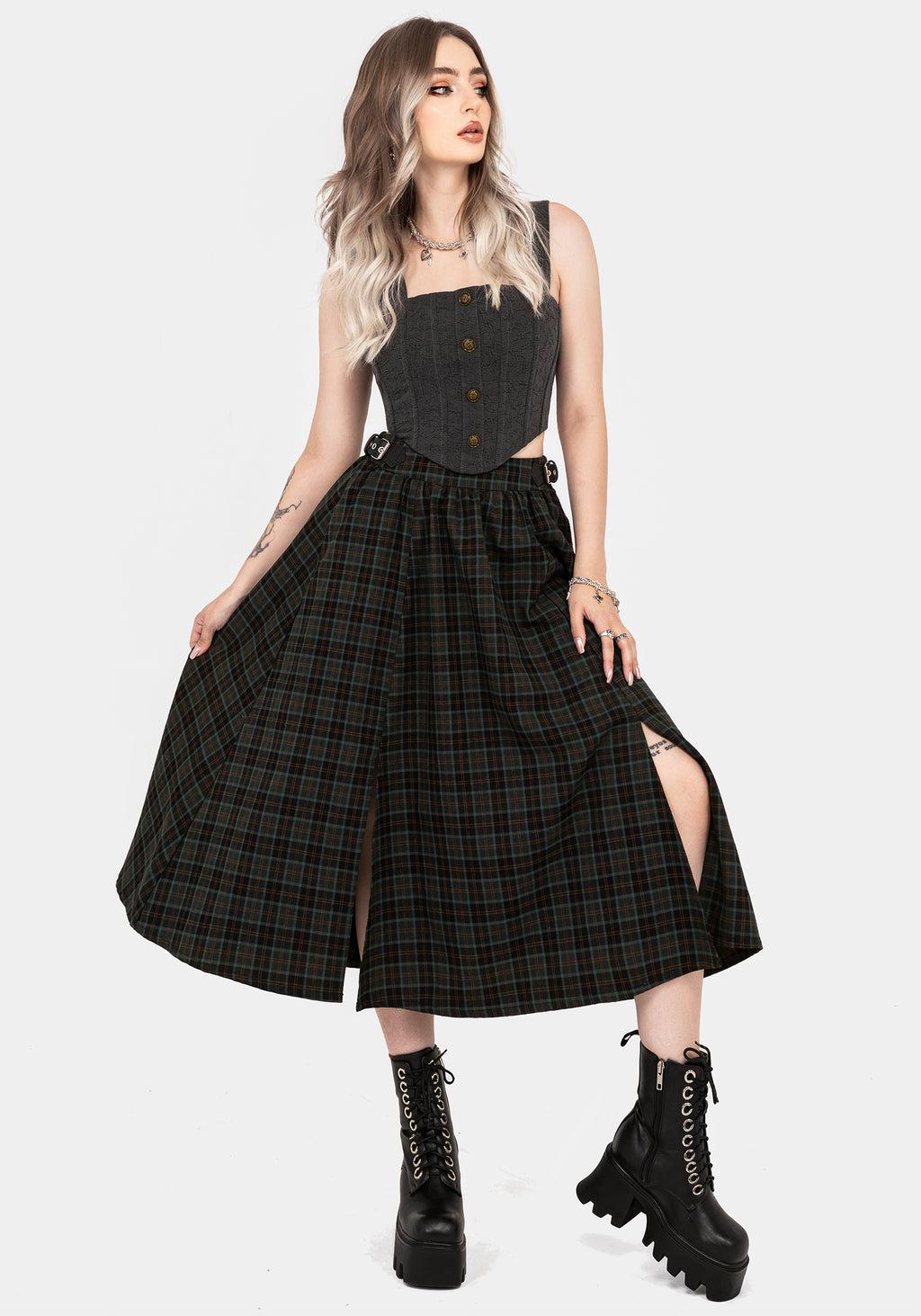 Ombra Button Front Sleeveless Corset Top Product Image