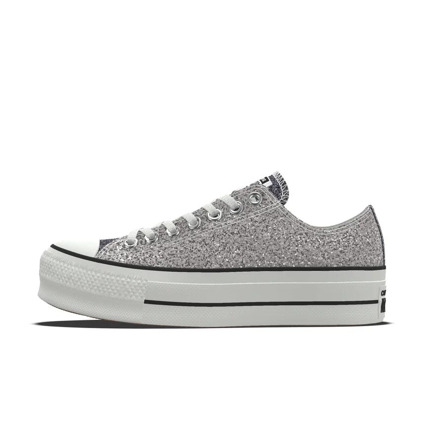 Custom Chuck Taylor All Star Lift Platform Glitter By You Product Image