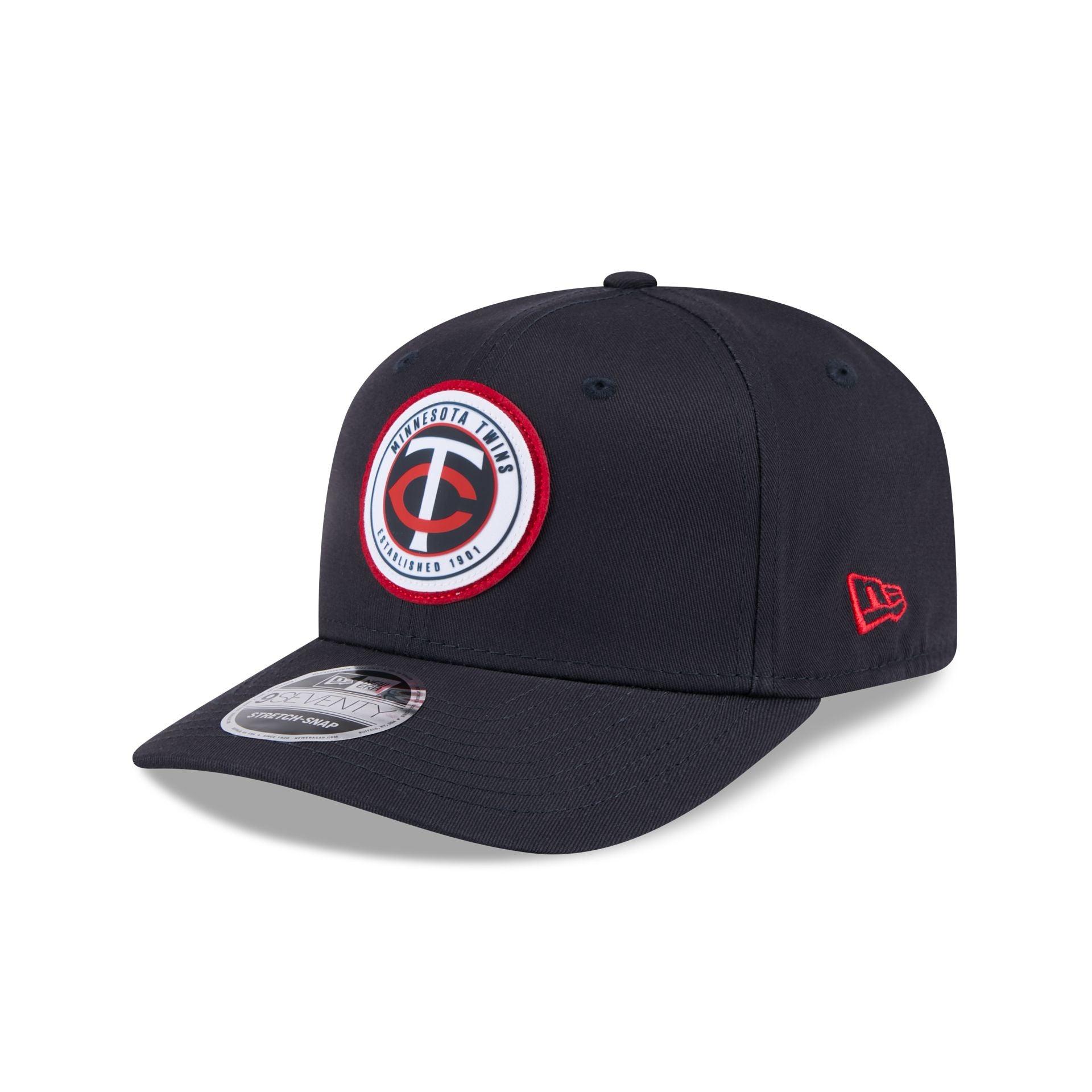 Minnesota Twins Circle Patch 9SEVENTY Stretch-Snap Hat Male Product Image