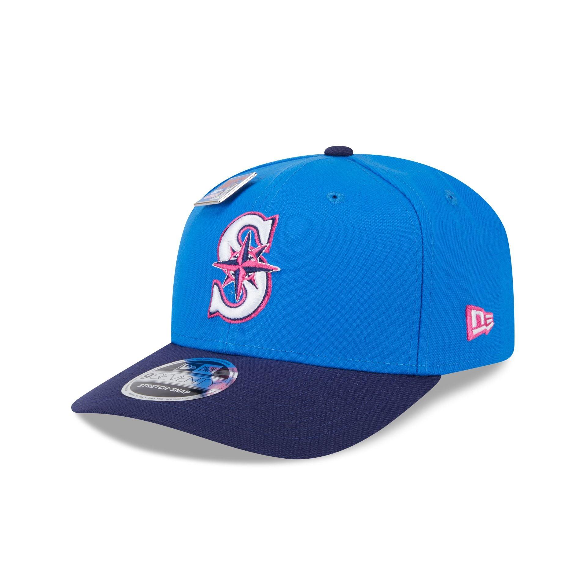Big League Chew X Seattle Mariners Curveball Cotton Candy 9SEVENTY Stretch-Snap Hat Male Product Image