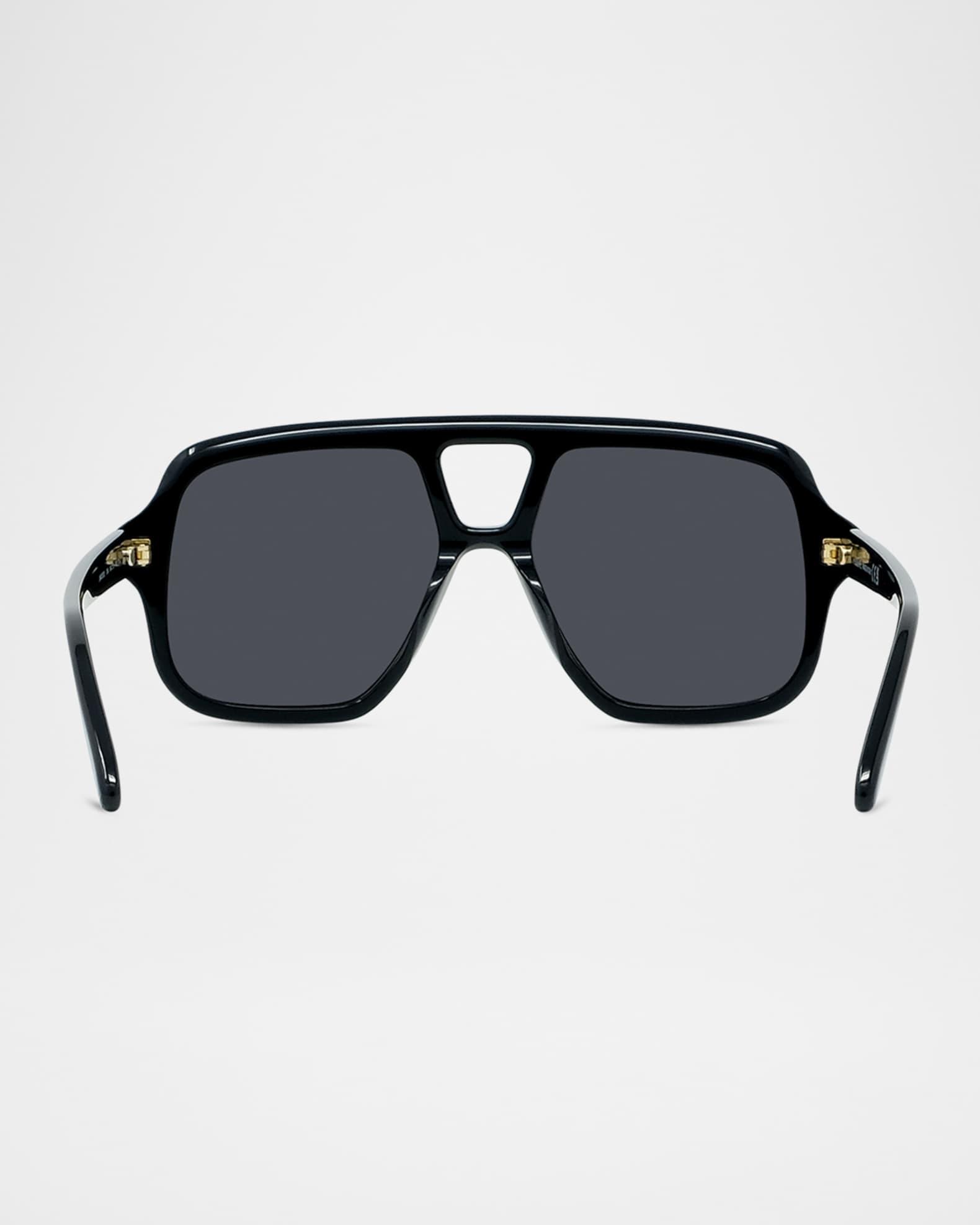 Slim Aviator Logo Sunglasses Product Image