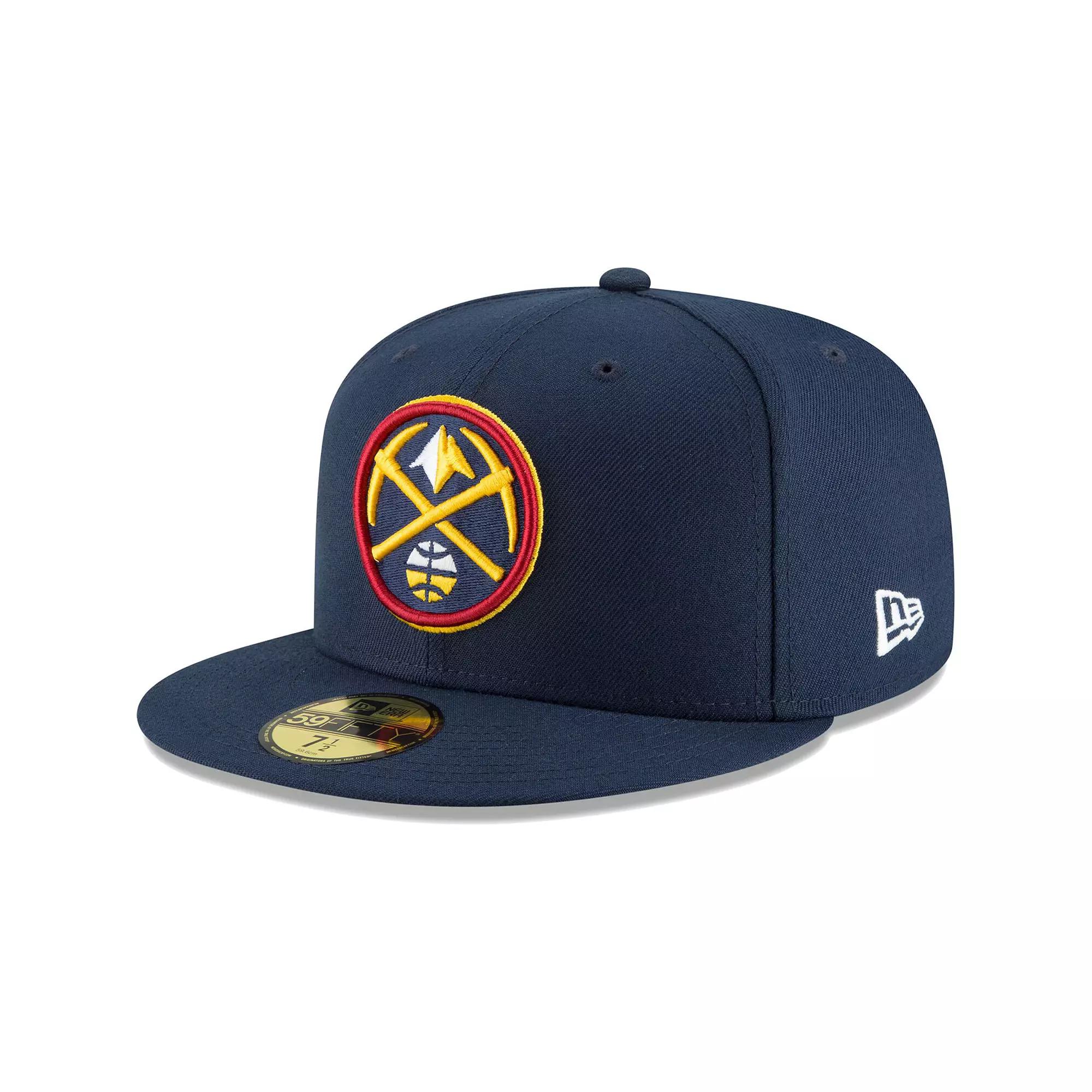 Men's New Era Navy Denver Nuggets Team 59FIFTY Fitted Hat,  Product Image