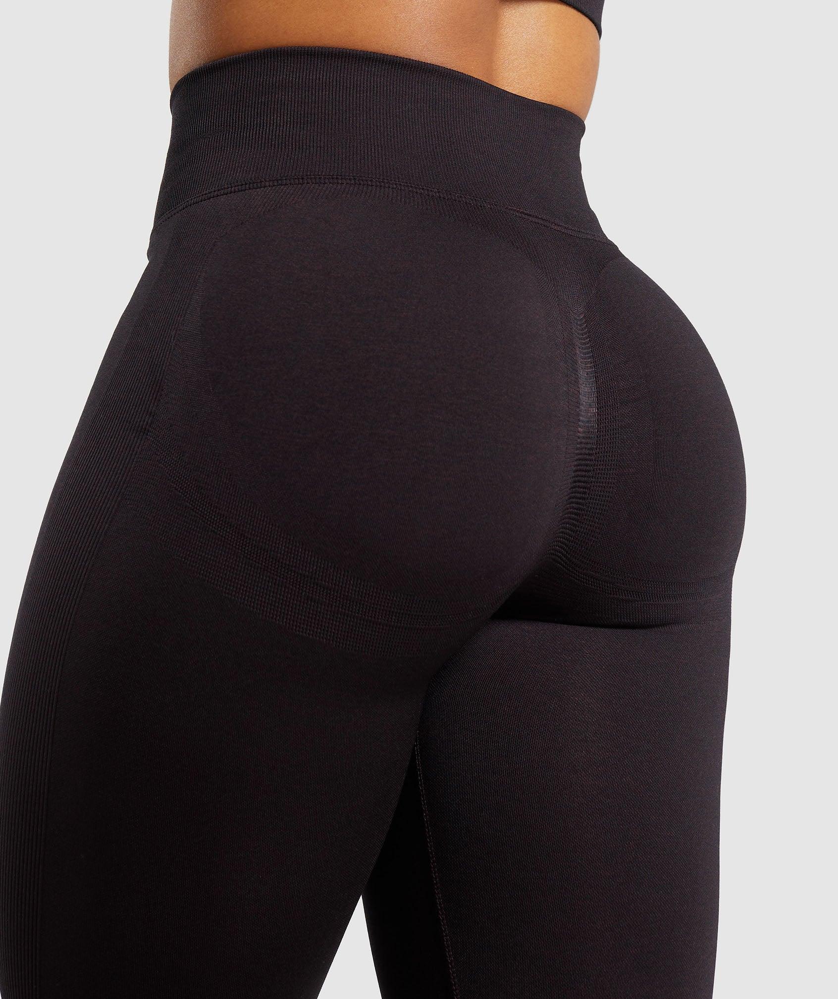 Gymshark Lift Seamless Leggings - Depth Purple/Black Marl Female Product Image