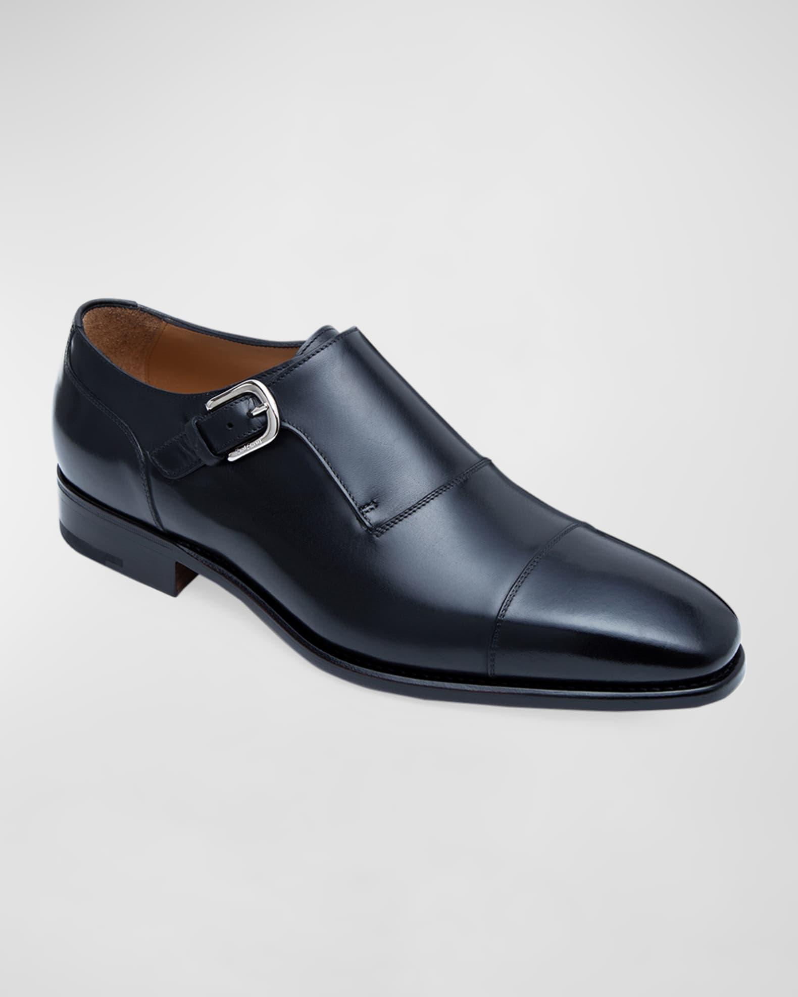 Men's Giordano Single-Monk Leather Shoes Product Image
