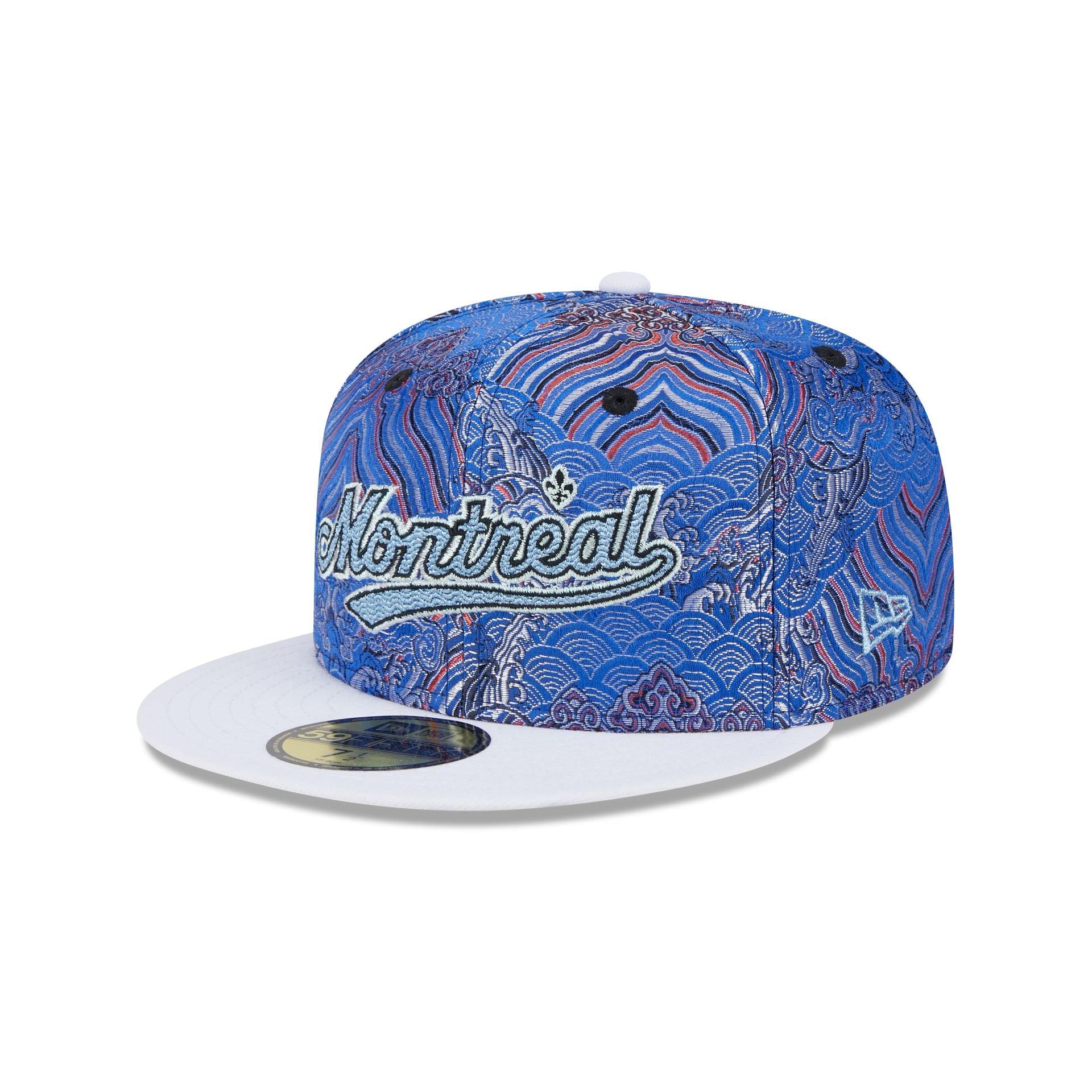 Montreal Expos Wave Fill 59FIFTY Fitted Hat Male Product Image