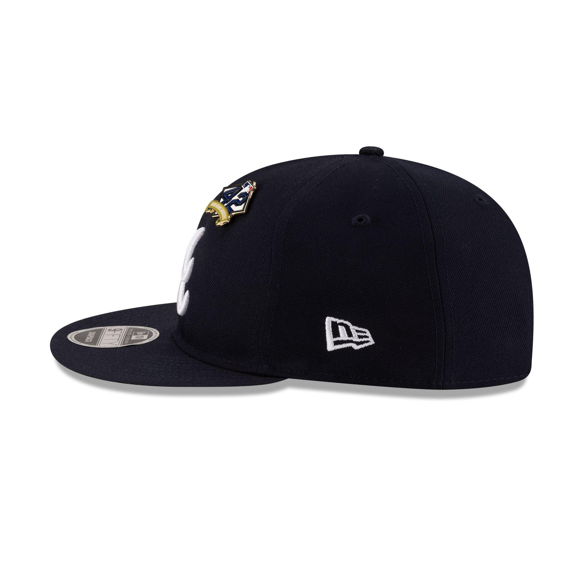 Atlanta Braves Jackie Robinson Day 2025 Retro Crown 9FIFTY Snapback Hat Male Product Image