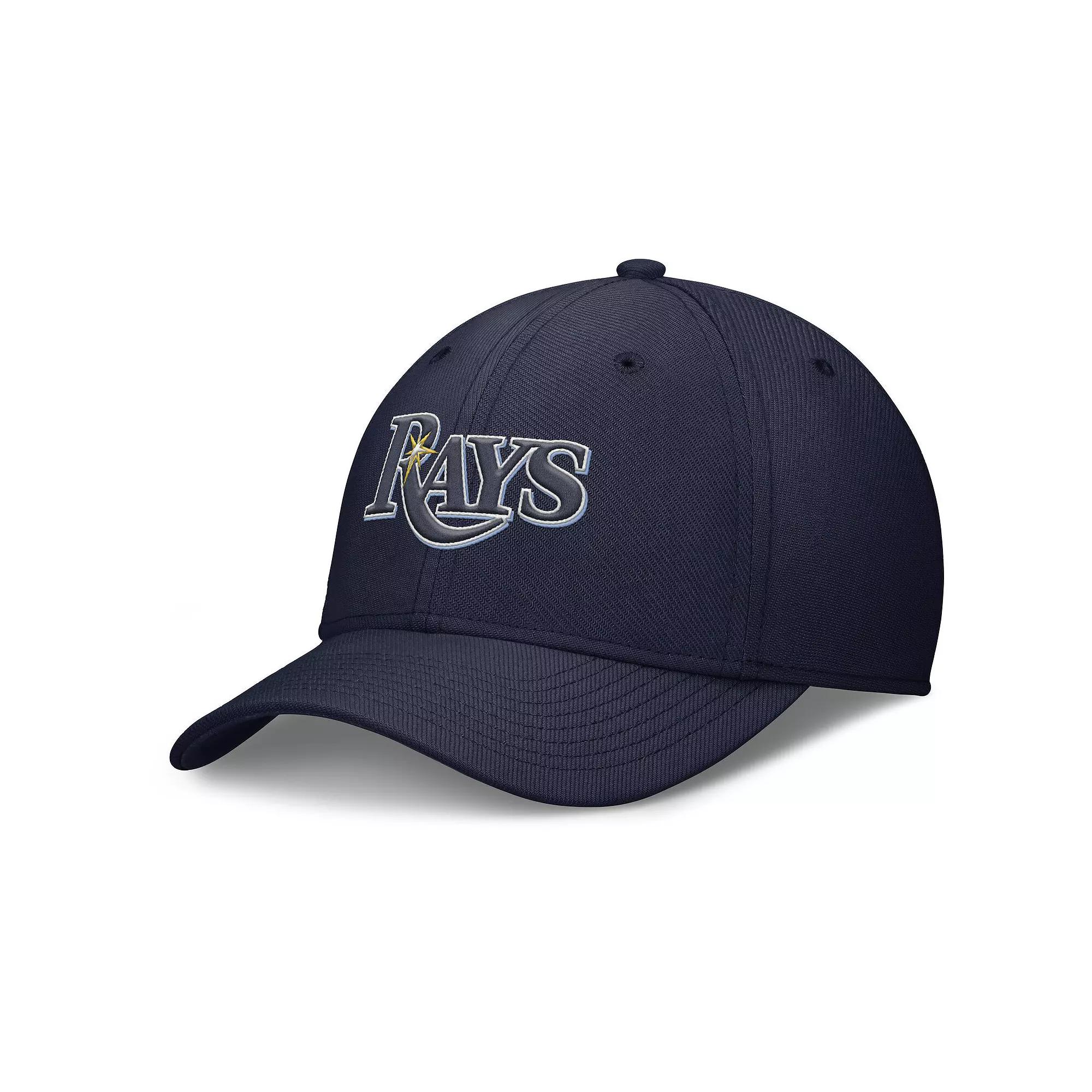 Men's Nike Navy Tampa Bay Rays Rise Performance Flex Hat,  Product Image