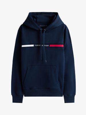 Tommy Flag Stripe Hoodie Product Image