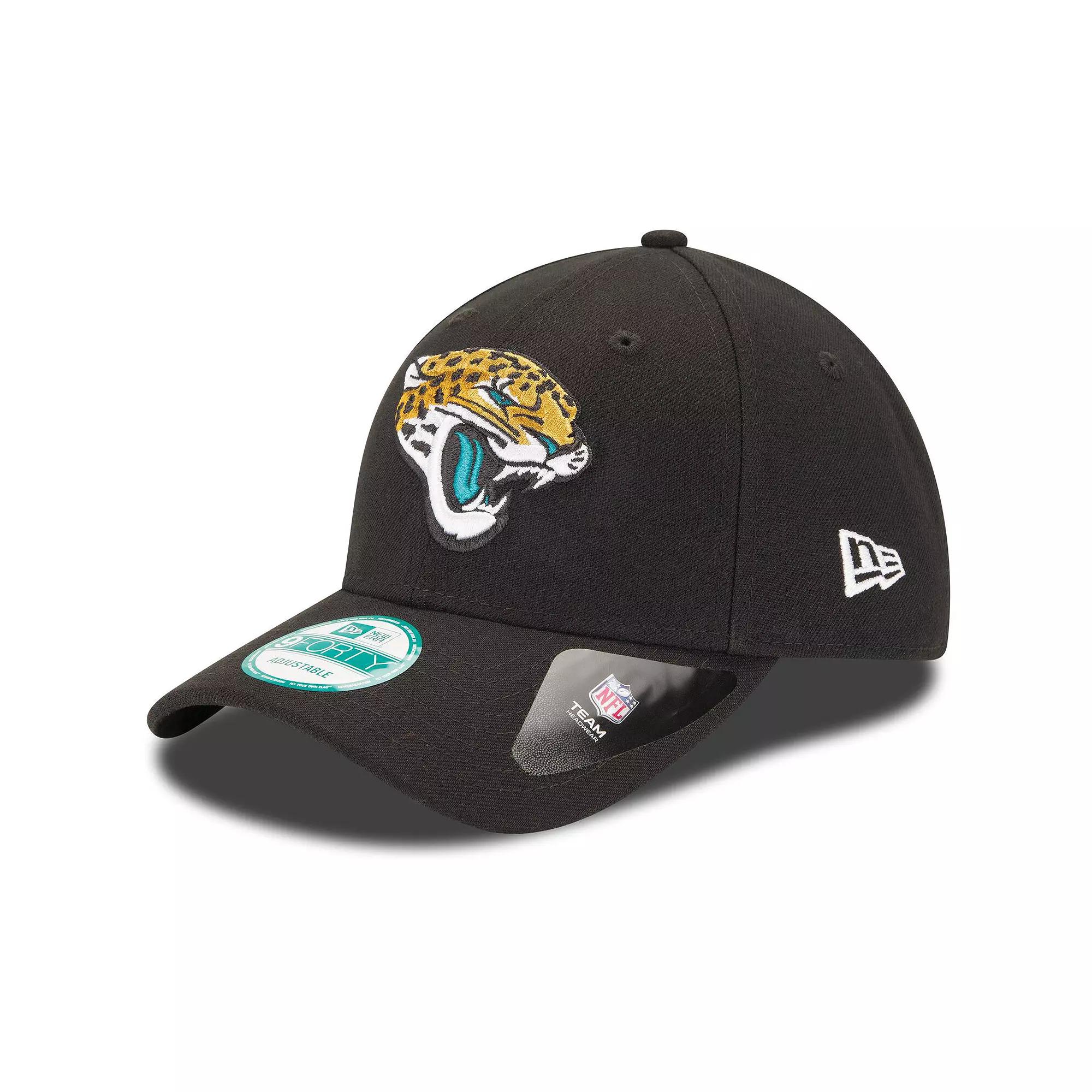 Men's New Era Black Jacksonville Jaguars The League 9FORTY Adjustable Hat Product Image