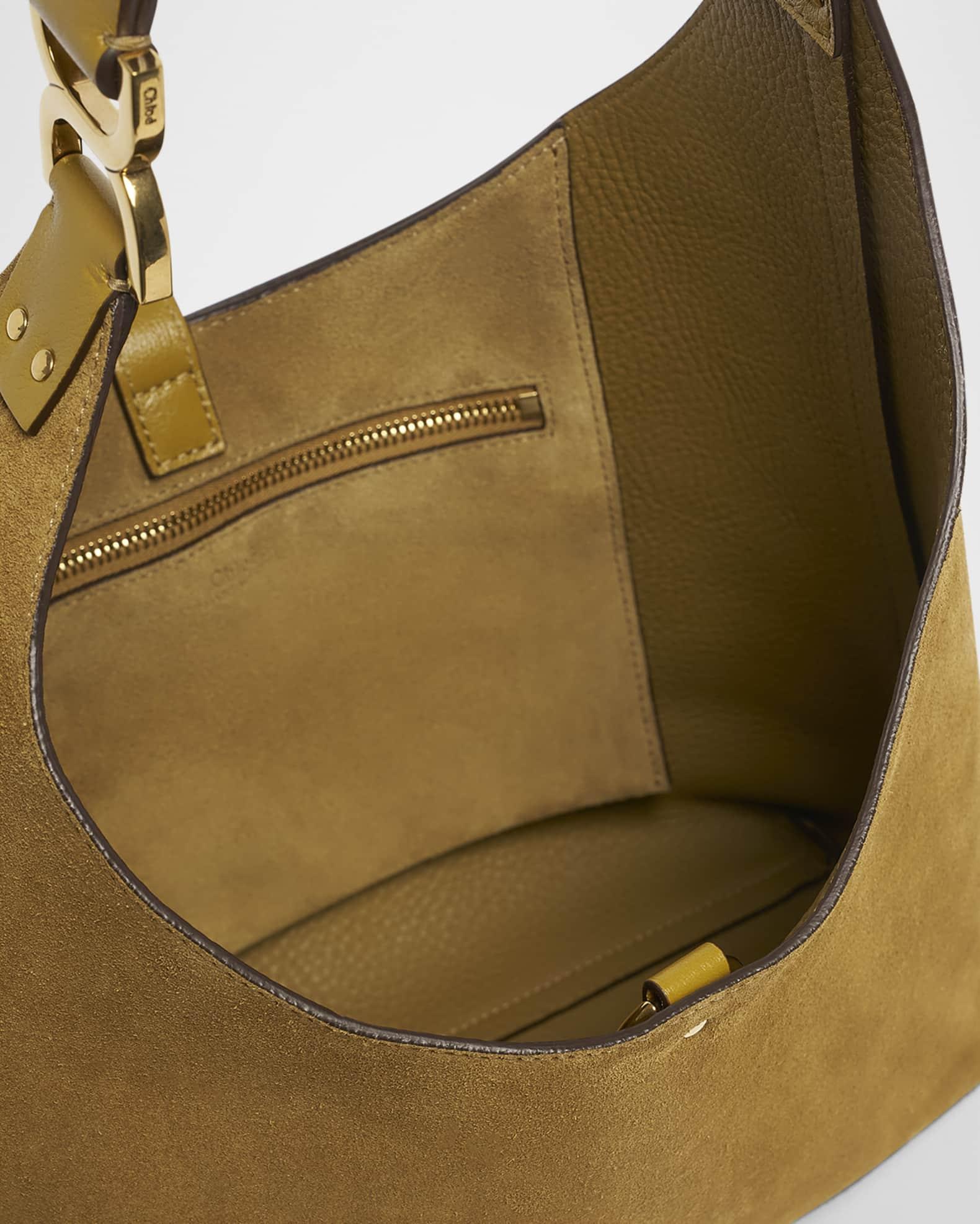 Marcie Small Hobo Bag in Suede Product Image