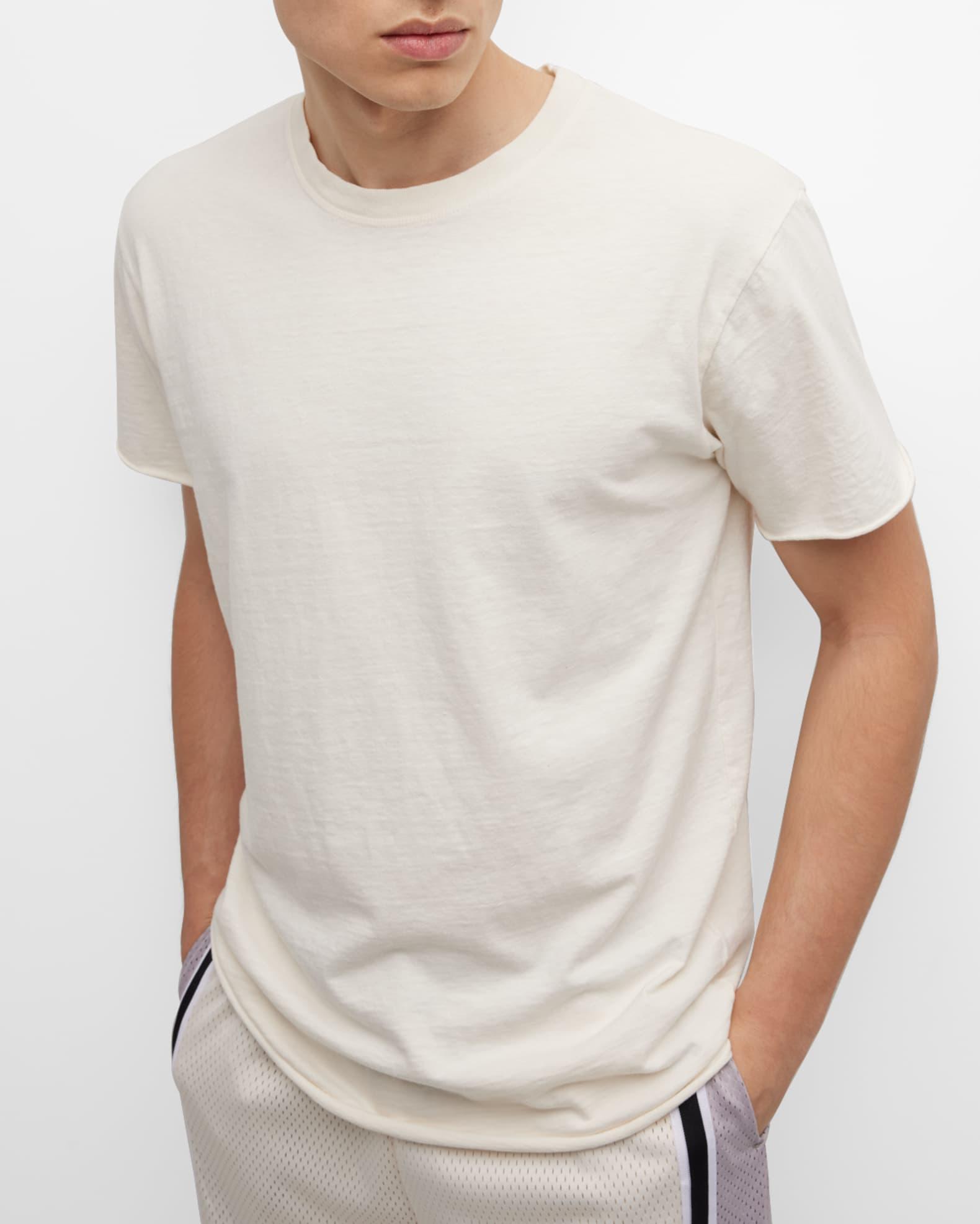 Men's Anti-Expo Textured Cotton T-Shirt Product Image
