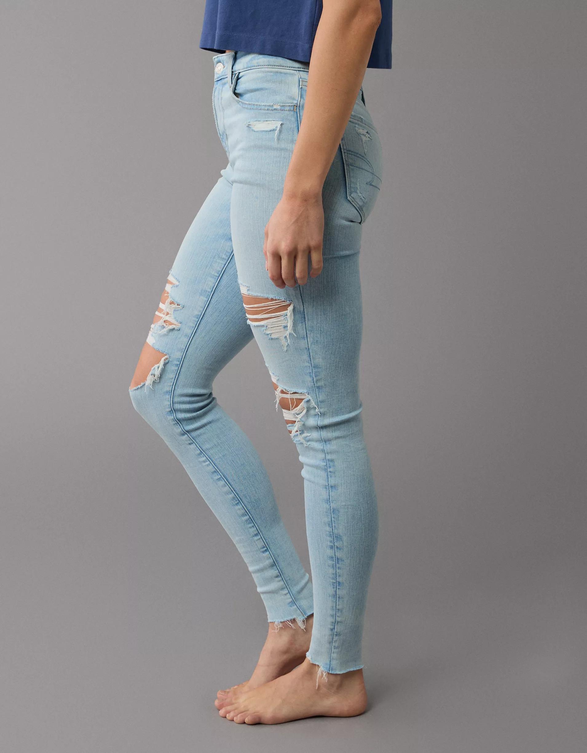AE Next Level High-Waisted Ripped Jegging Product Image