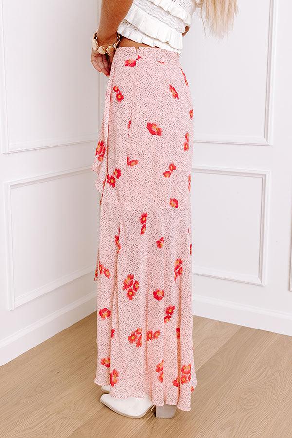 Only Sunshine Floral Skirt in Rose Quartz Product Image
