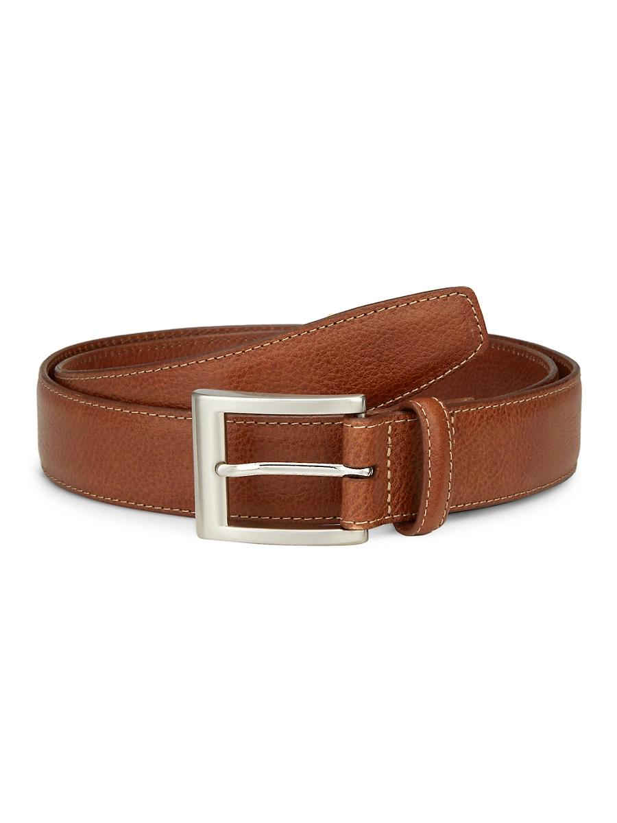 Mens COLLECTION Leather Belt Product Image