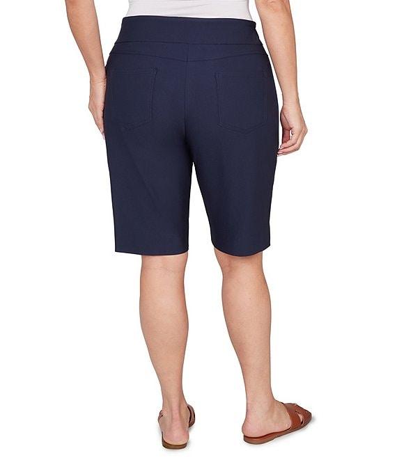 Ruby Rd. Plus Size Silky Tech Bermuda Pull-On Shorts Product Image