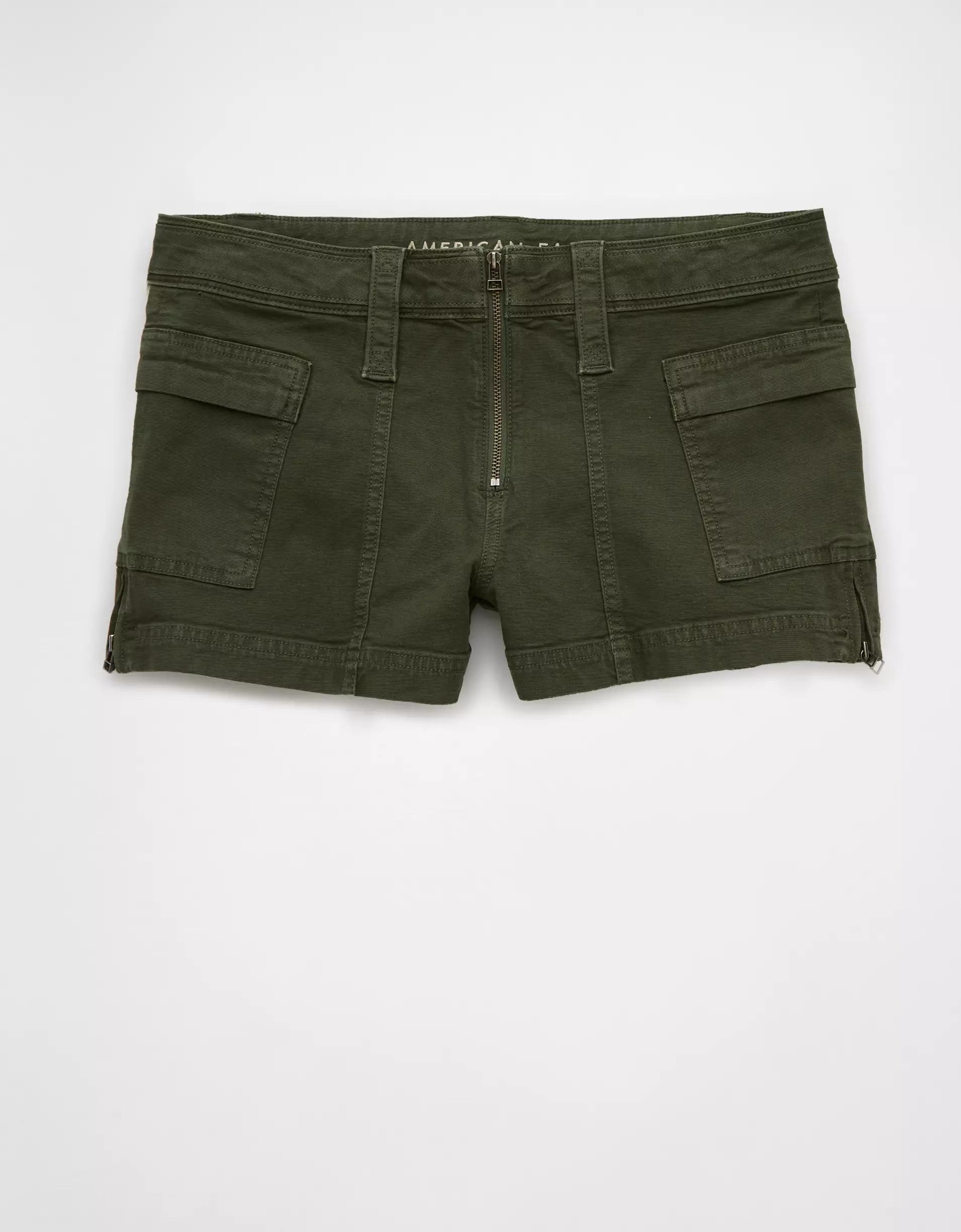 AE Stretch Low-Rise Cargo Short Short Product Image