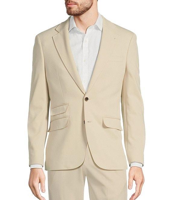 Murano Slim Fit Solid Textured Knit Blazer Product Image