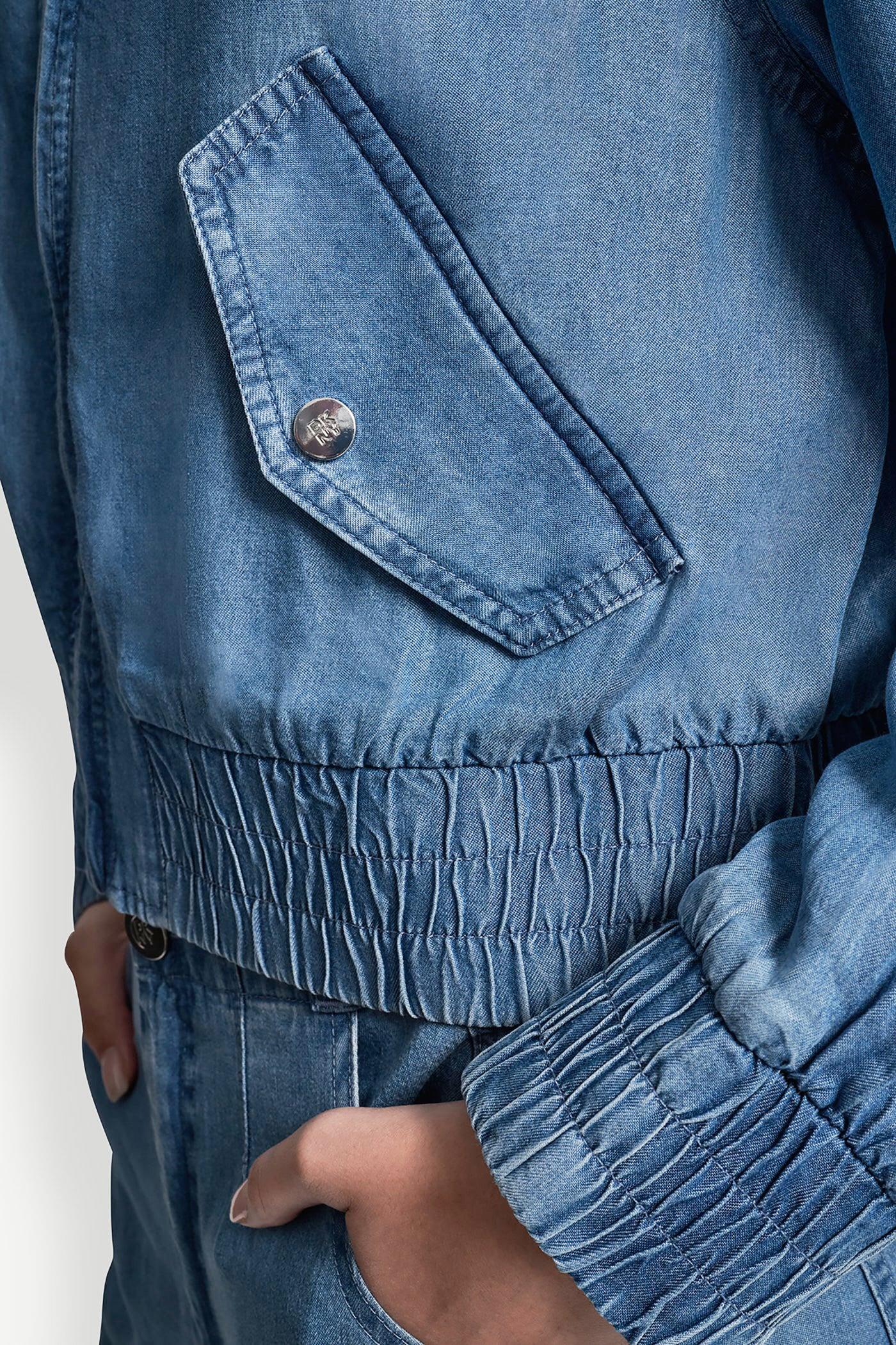TENCEL BOMBER JACKET Product Image