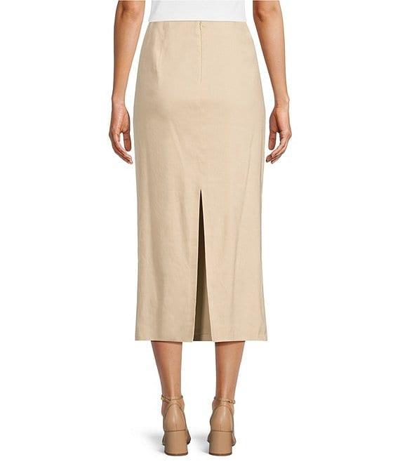 Antonio Melani Luna Linen Midi Skirt Product Image