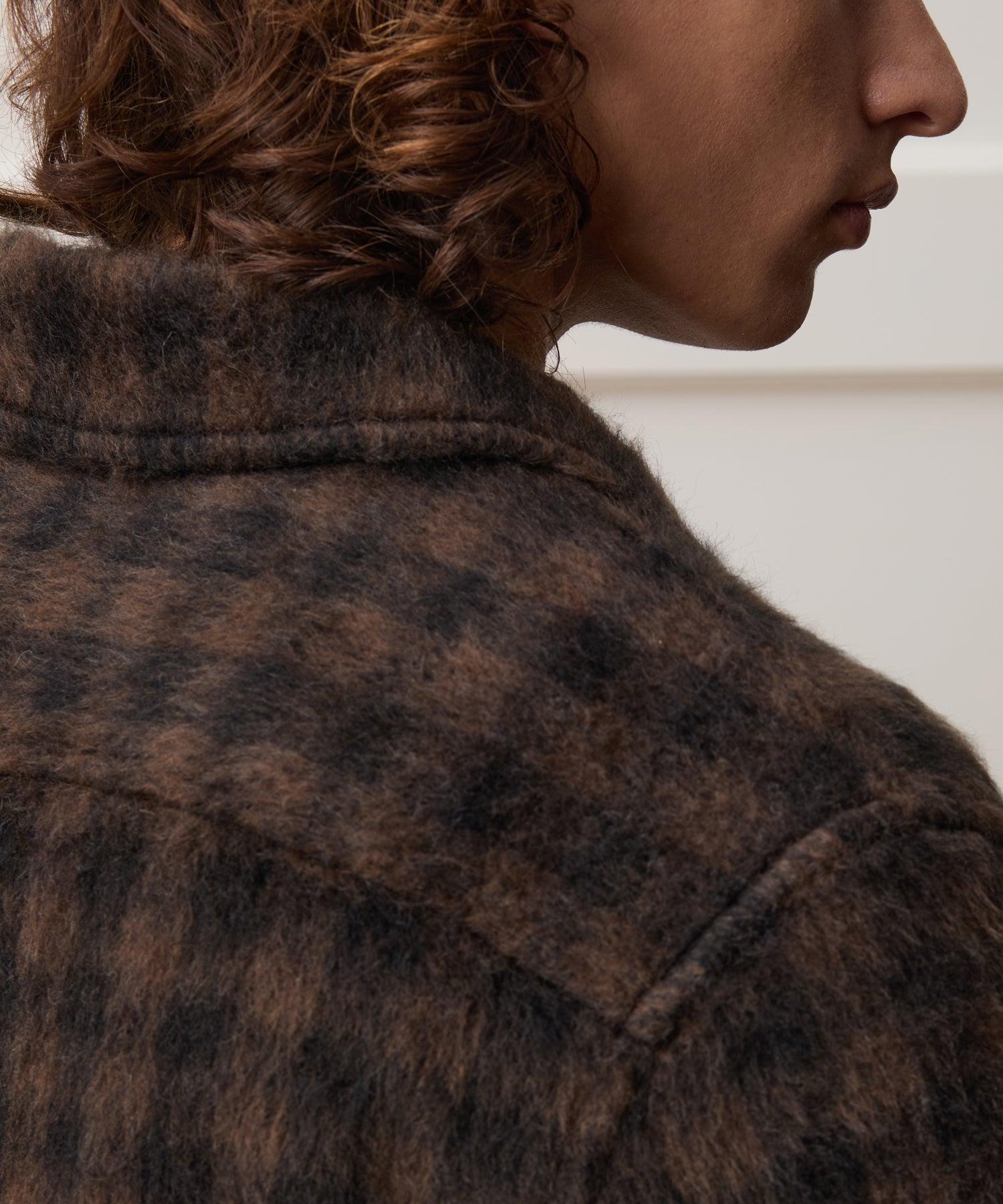 Buffalo Check Mohair Overshirt Product Image
