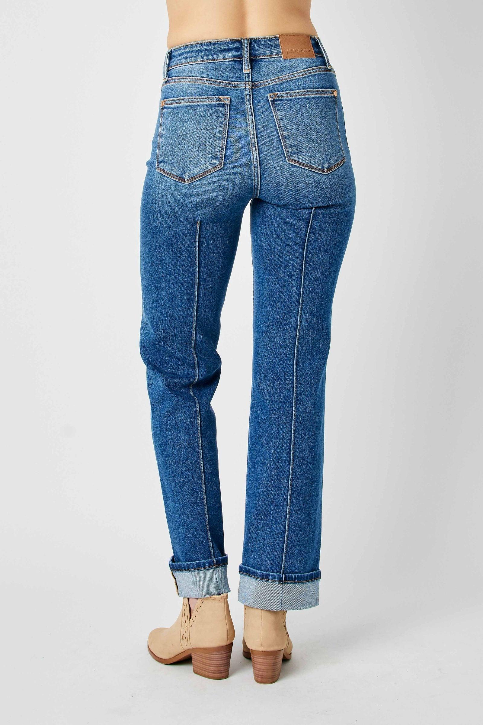 Judy Blue High Waist Front Seam Jeans Product Image