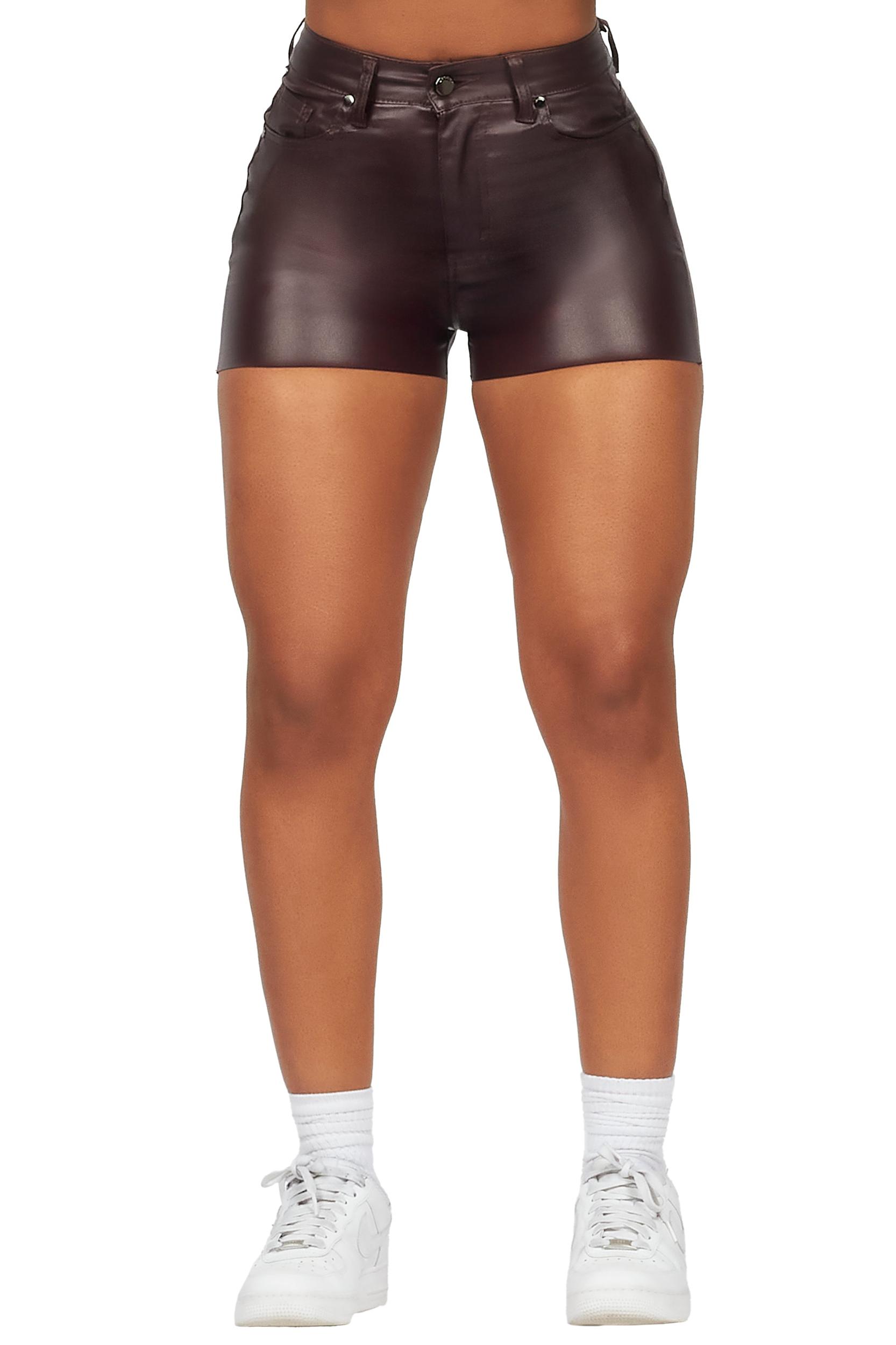 Tamry Wine PU Short Female Product Image