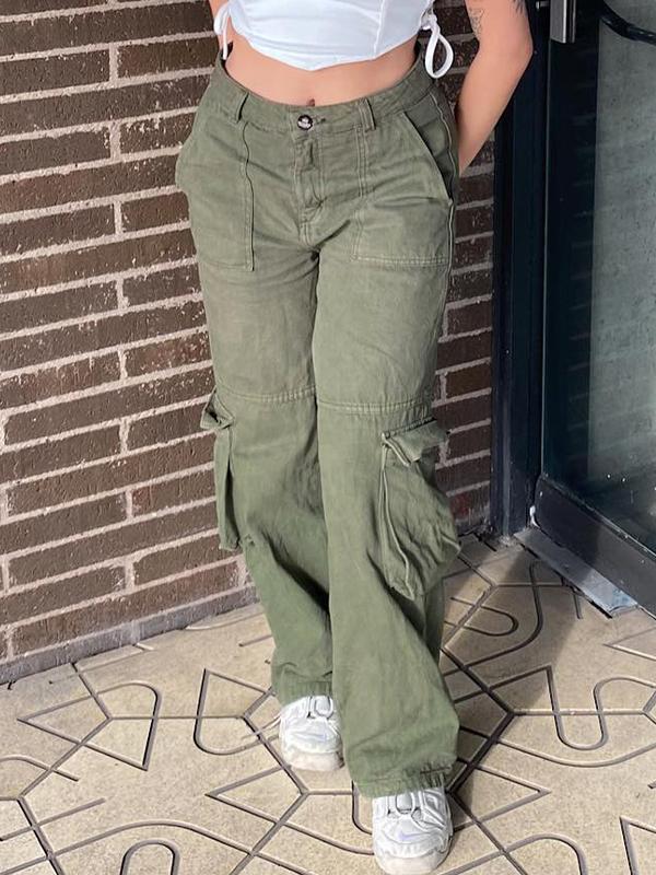 American Loose Pockets Cargo Jeans Product Image