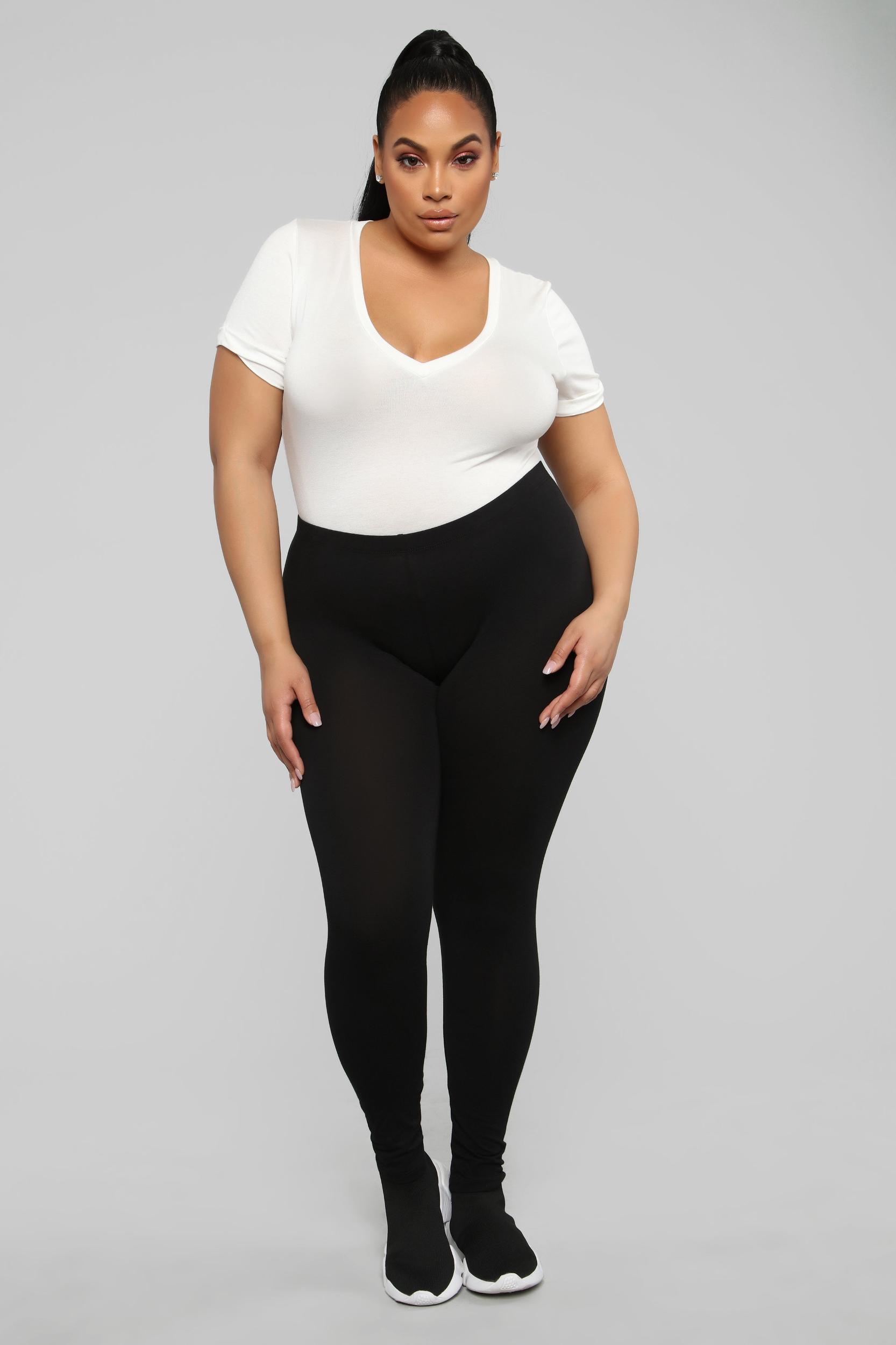Kim Basic Legging - Black Product Image