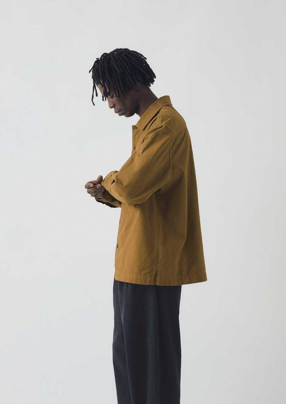 Garment Dyed Oxford Shirt | Old Gold Product Image