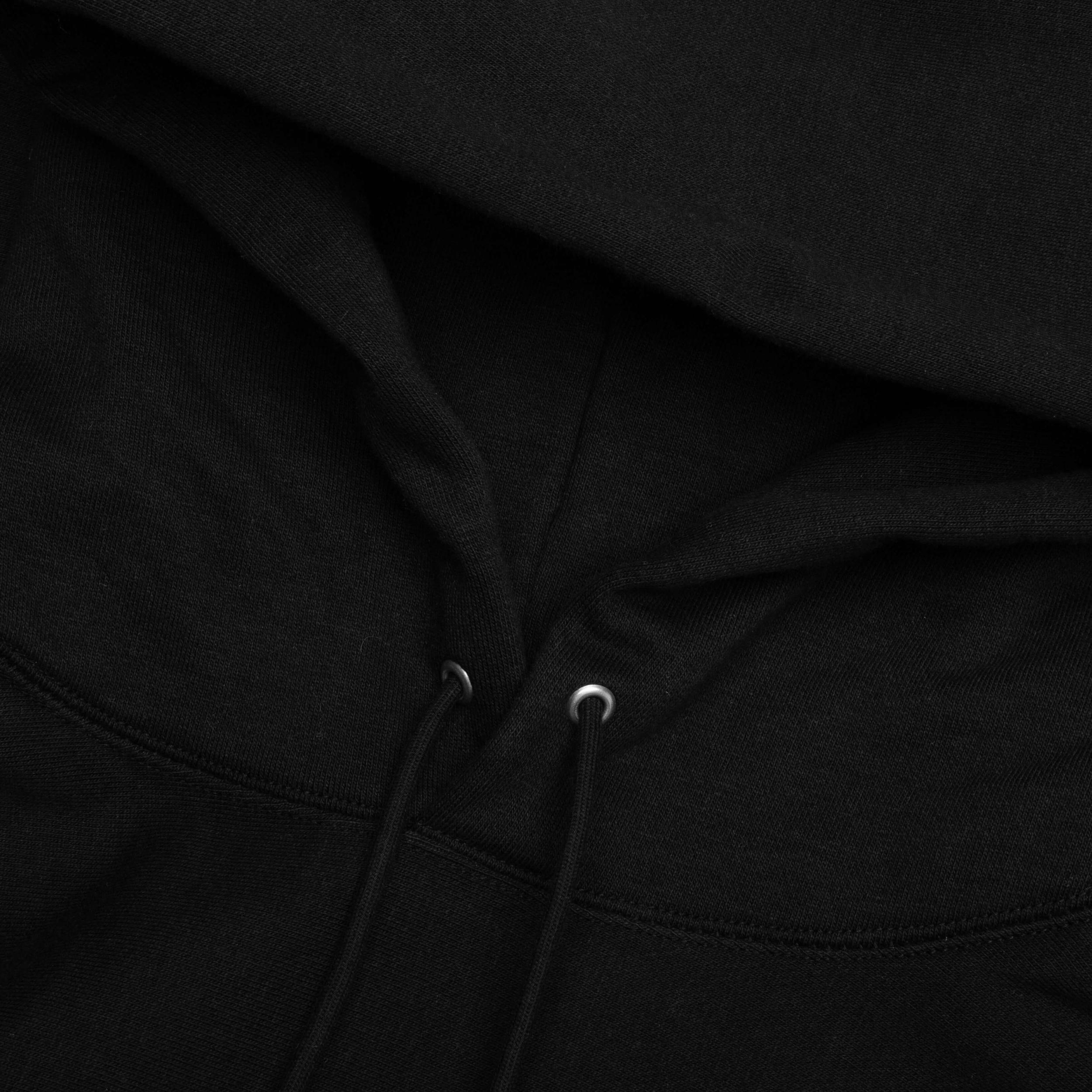 Big Size Hoodie Logo - Black Male Product Image