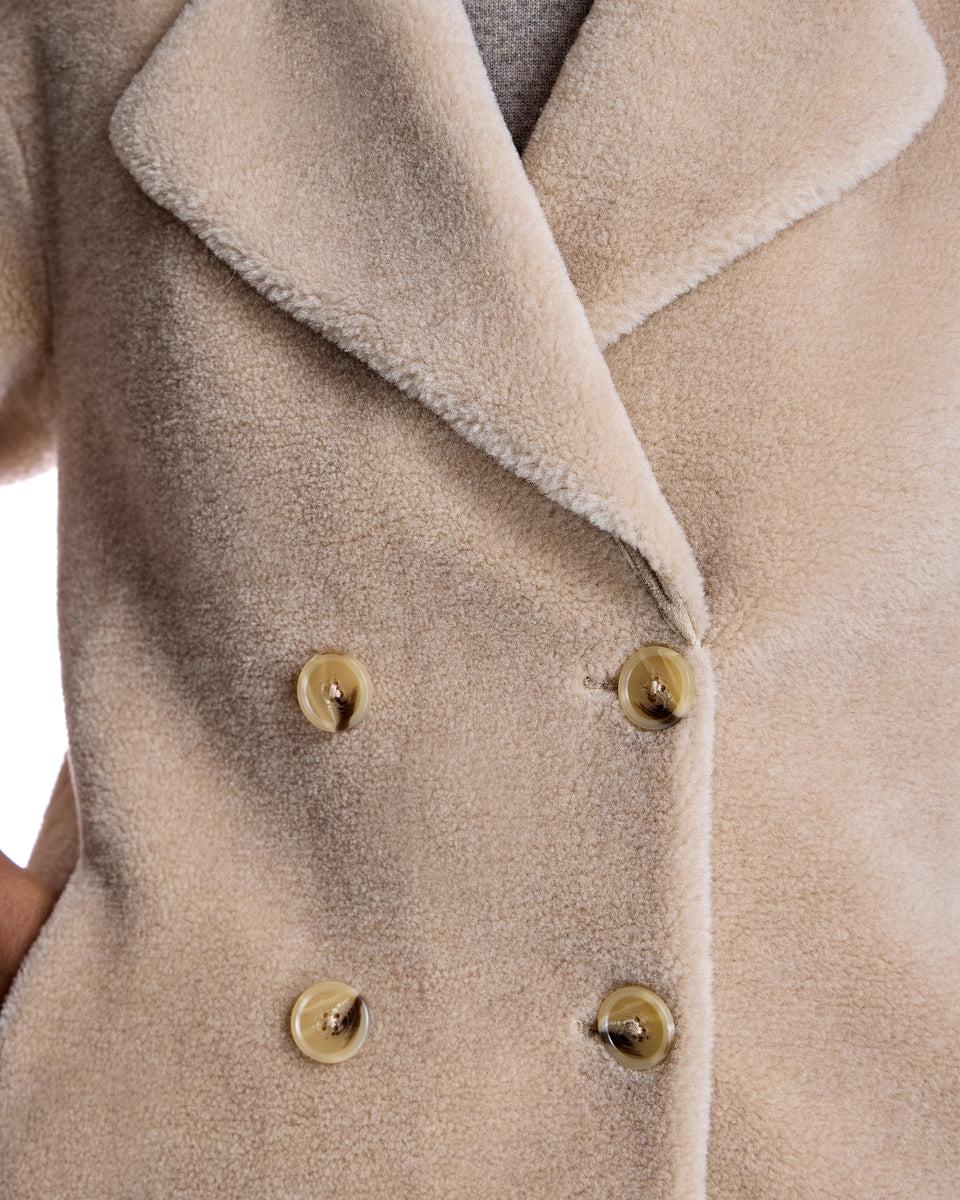 Lambs Wool Pea Jacket Product Image