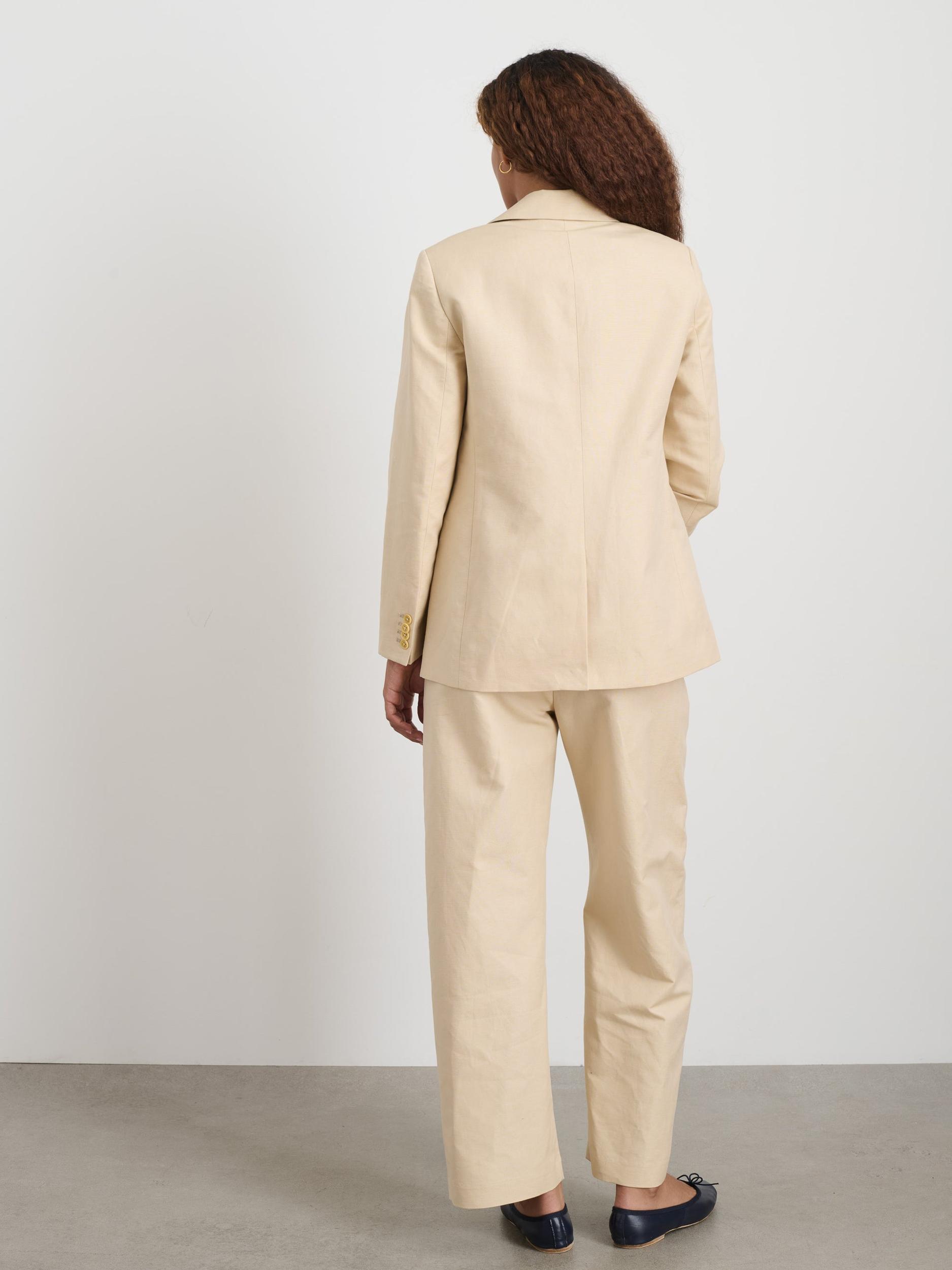 Soho Pant In Cotton Linen Product Image