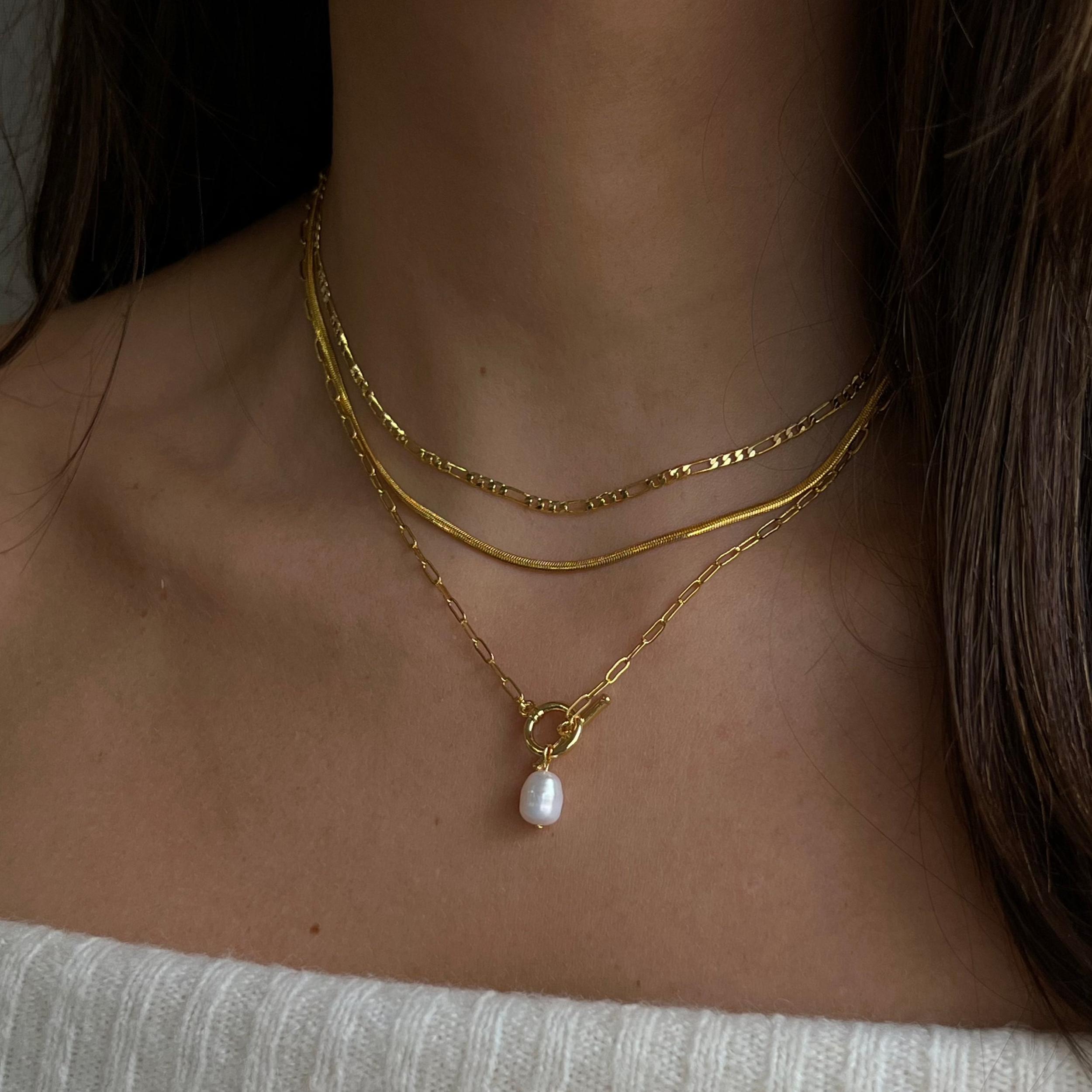 Pearl Link Necklace Product Image