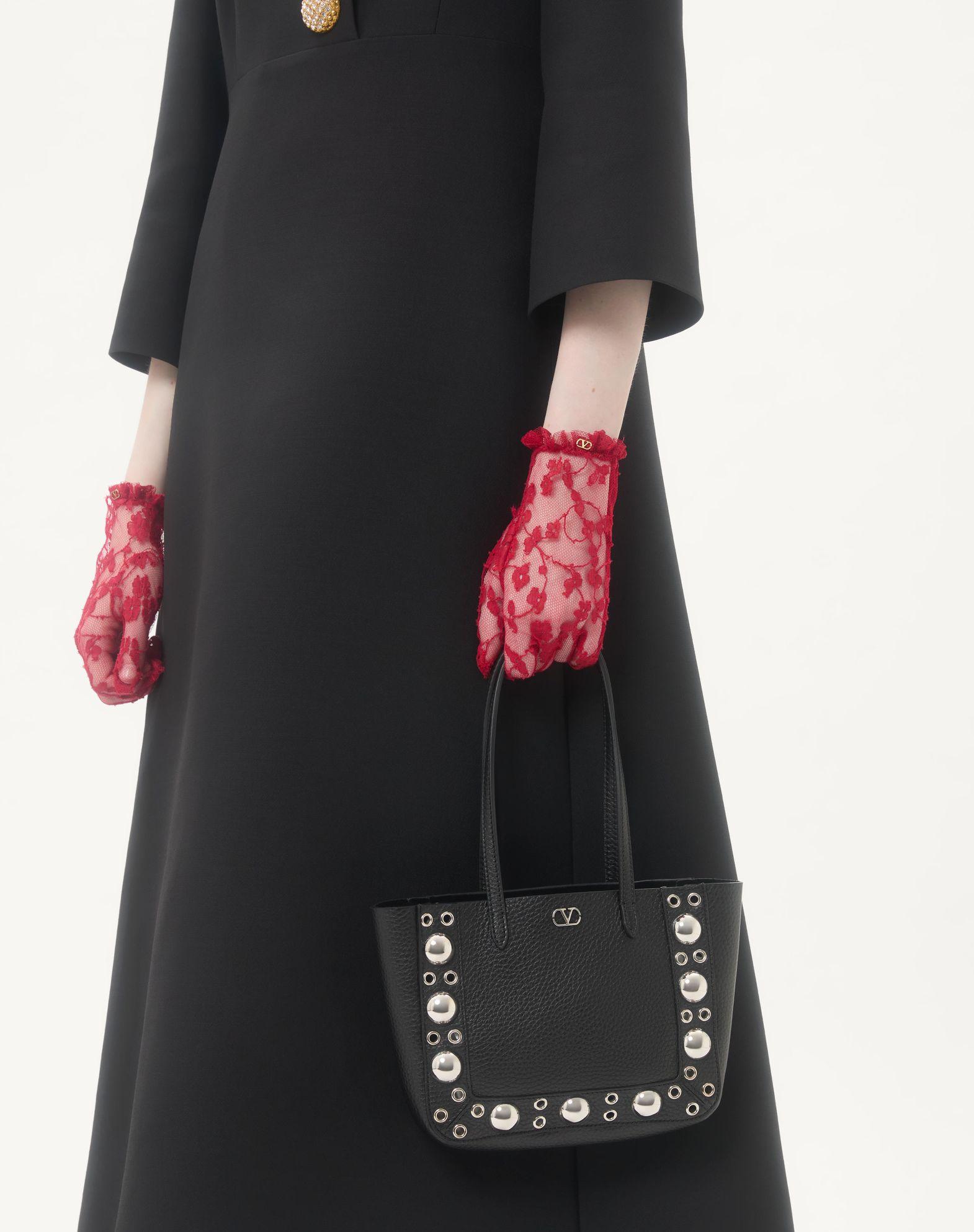 Valentino Garavani Nellcôte Mini Shopping Bag In Grainy Calfskin Product Image