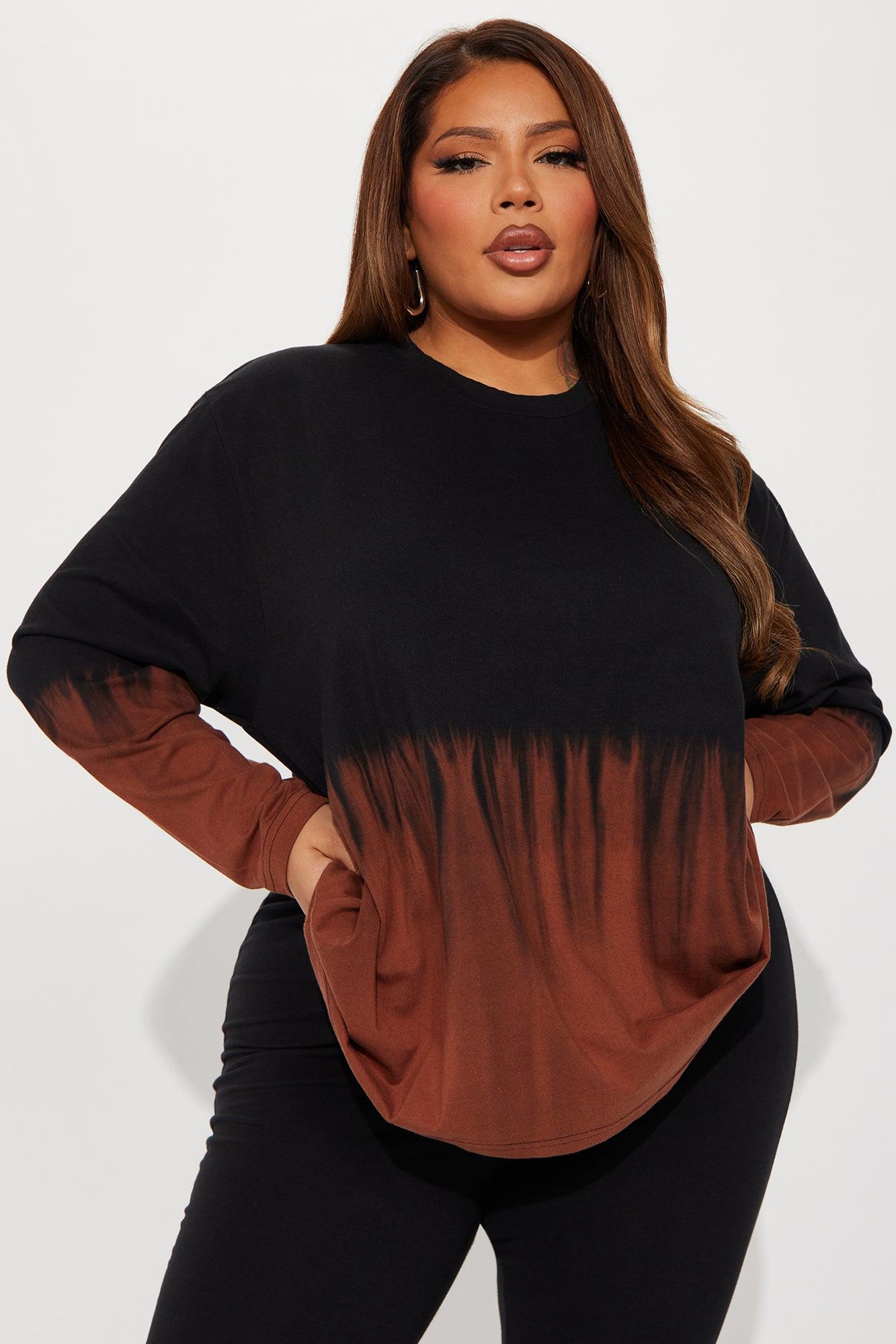 Tell Me About It Long Sleeve Legging Set - Black/combo Product Image