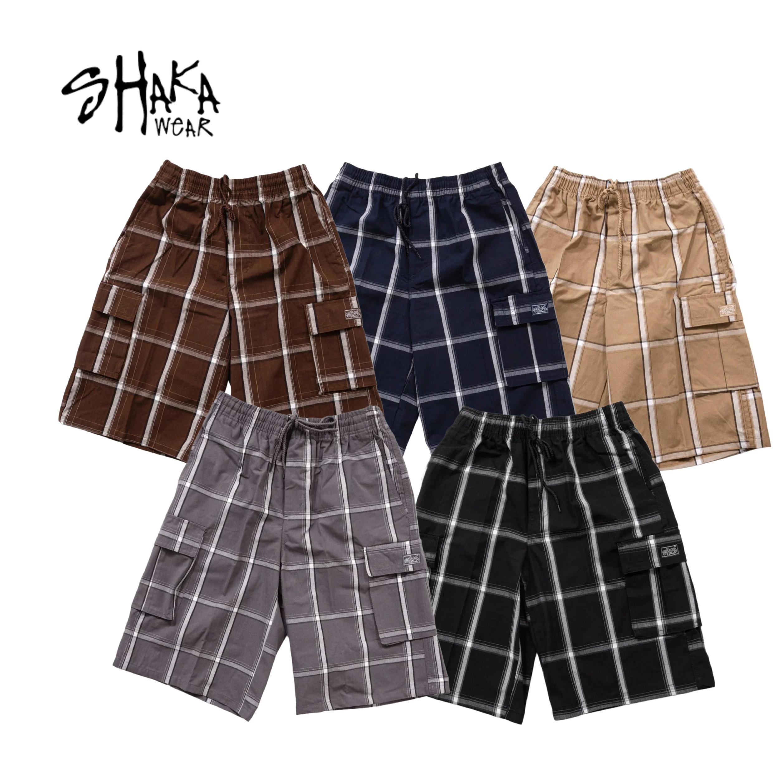 Shaka Wear Plaid Shorts Male Product Image