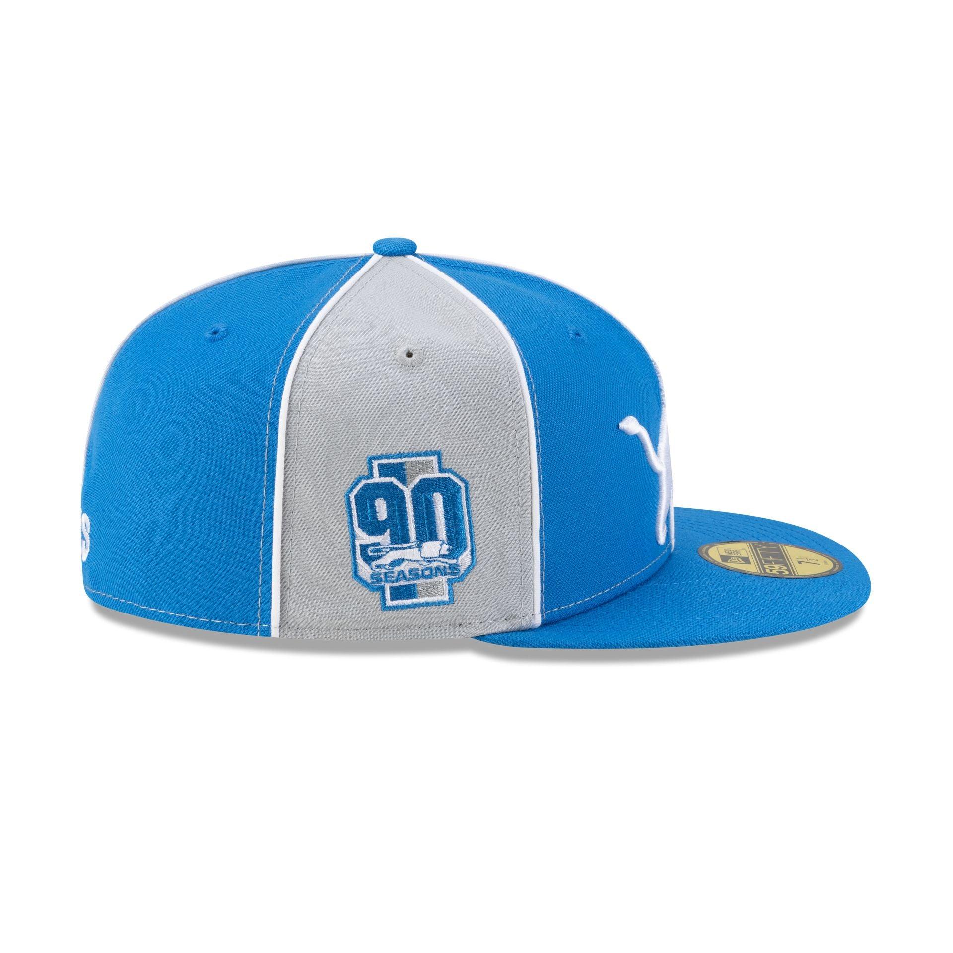 Detroit Lions Two-Tone Pinwheel 59FIFTY Fitted Hat Male Product Image