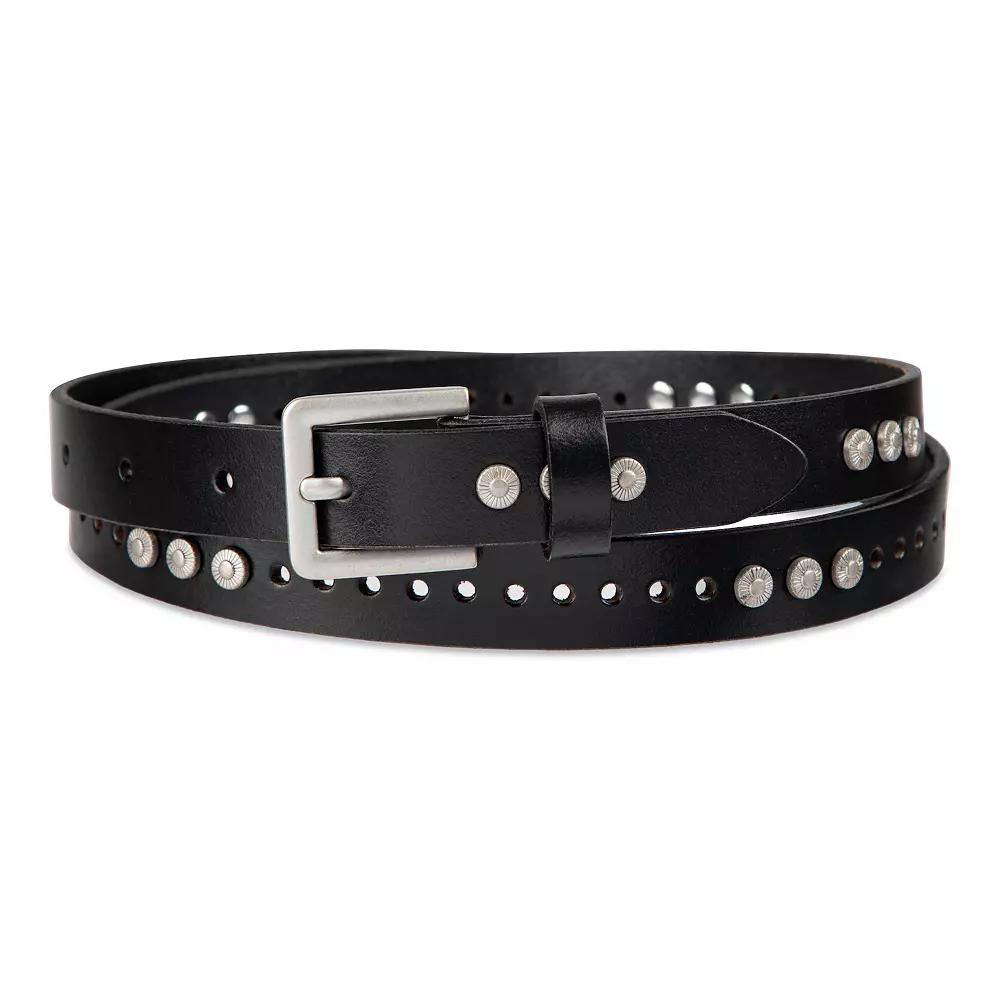 Women's Levi's® Fully Adjustable Skinny Studded Belt, Size: Large, Black Product Image