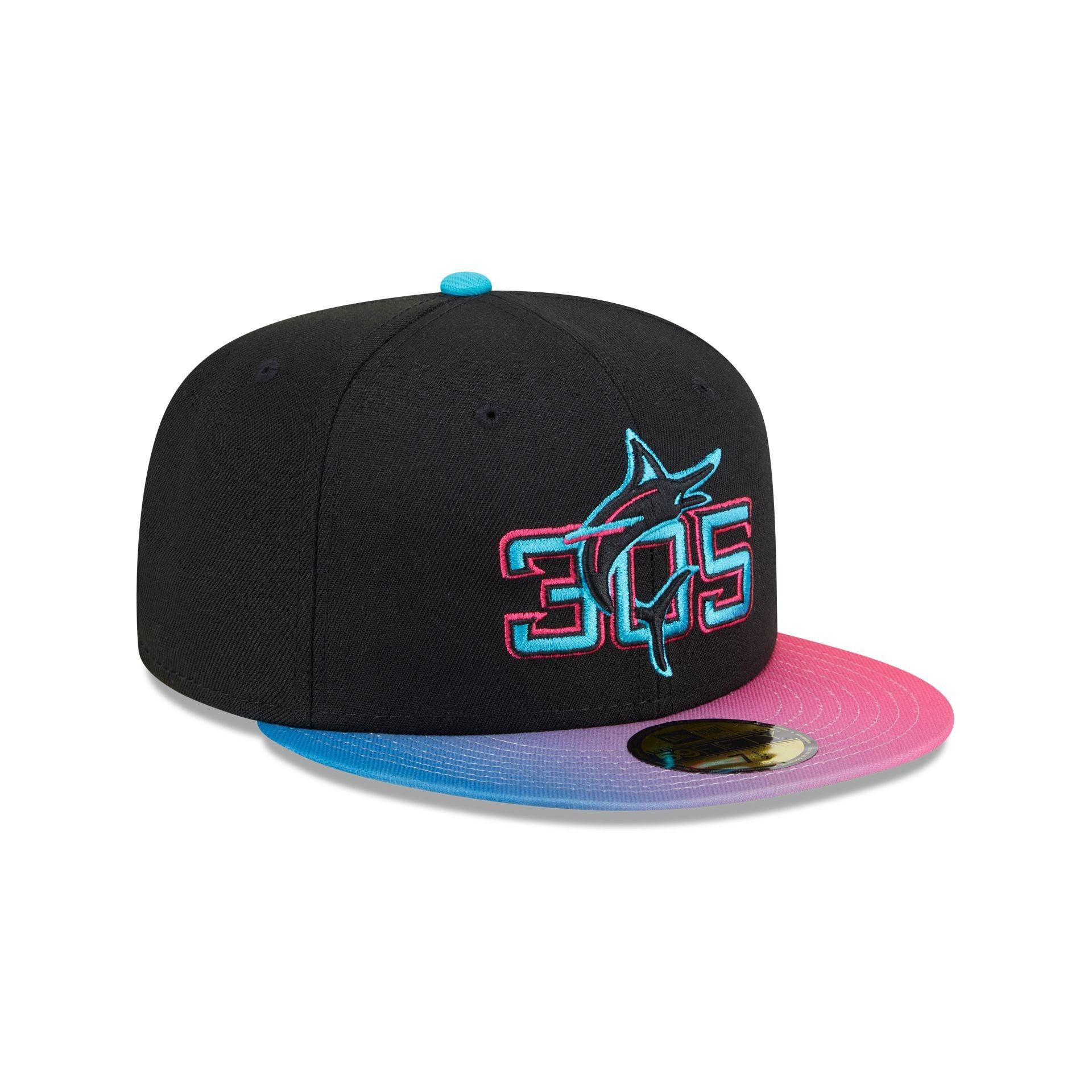 Miami Marlins City Connect 59FIFTY Fitted Hat Male Product Image