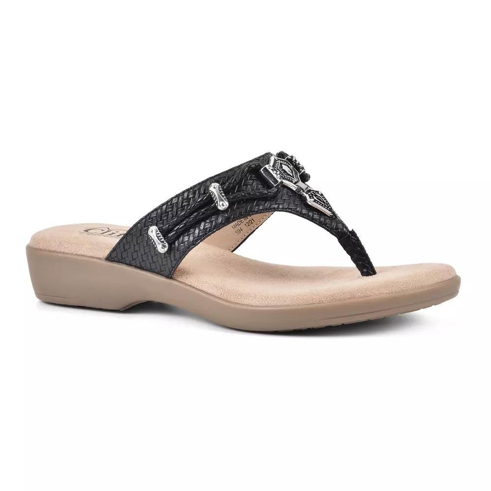 Cliffs by White Mountain Bailee Women's Thong Sandals, Size: 11 Product Image