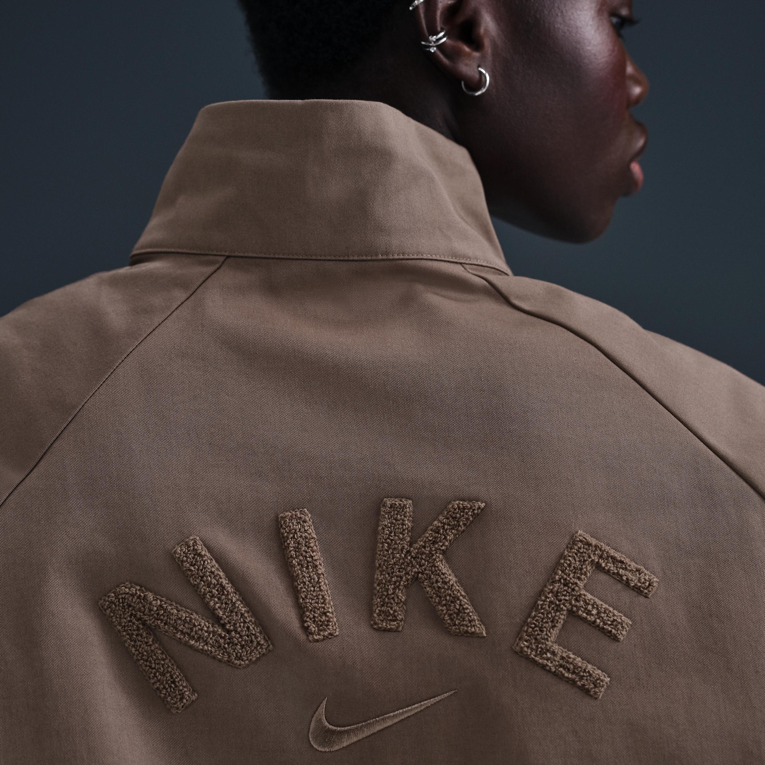 Nike Sportswear Collection Women's Oversized Twill 1/4-Zip Top Product Image