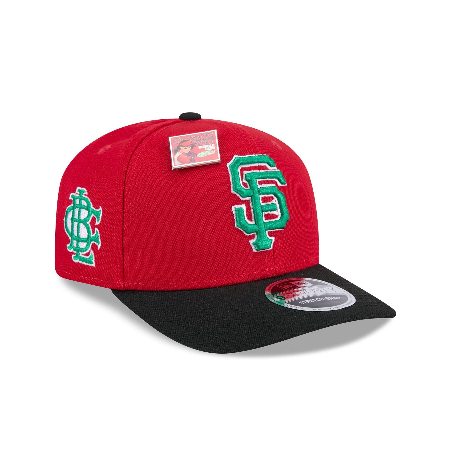 Big League Chew X Tampa Bay Rays Slammin' Strawberry 9SEVENTY Stretch-Snap Hat Male Product Image