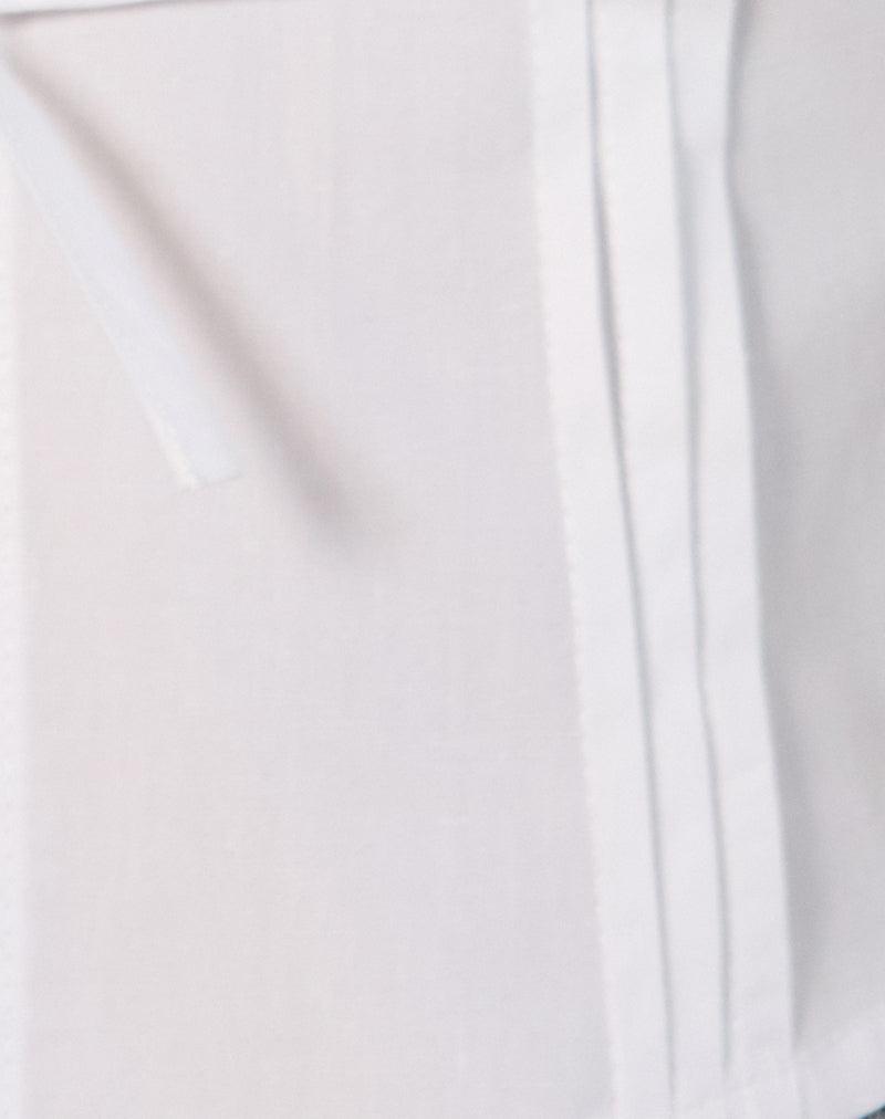 Lias Puff Sleeve Blouse in White Female Product Image