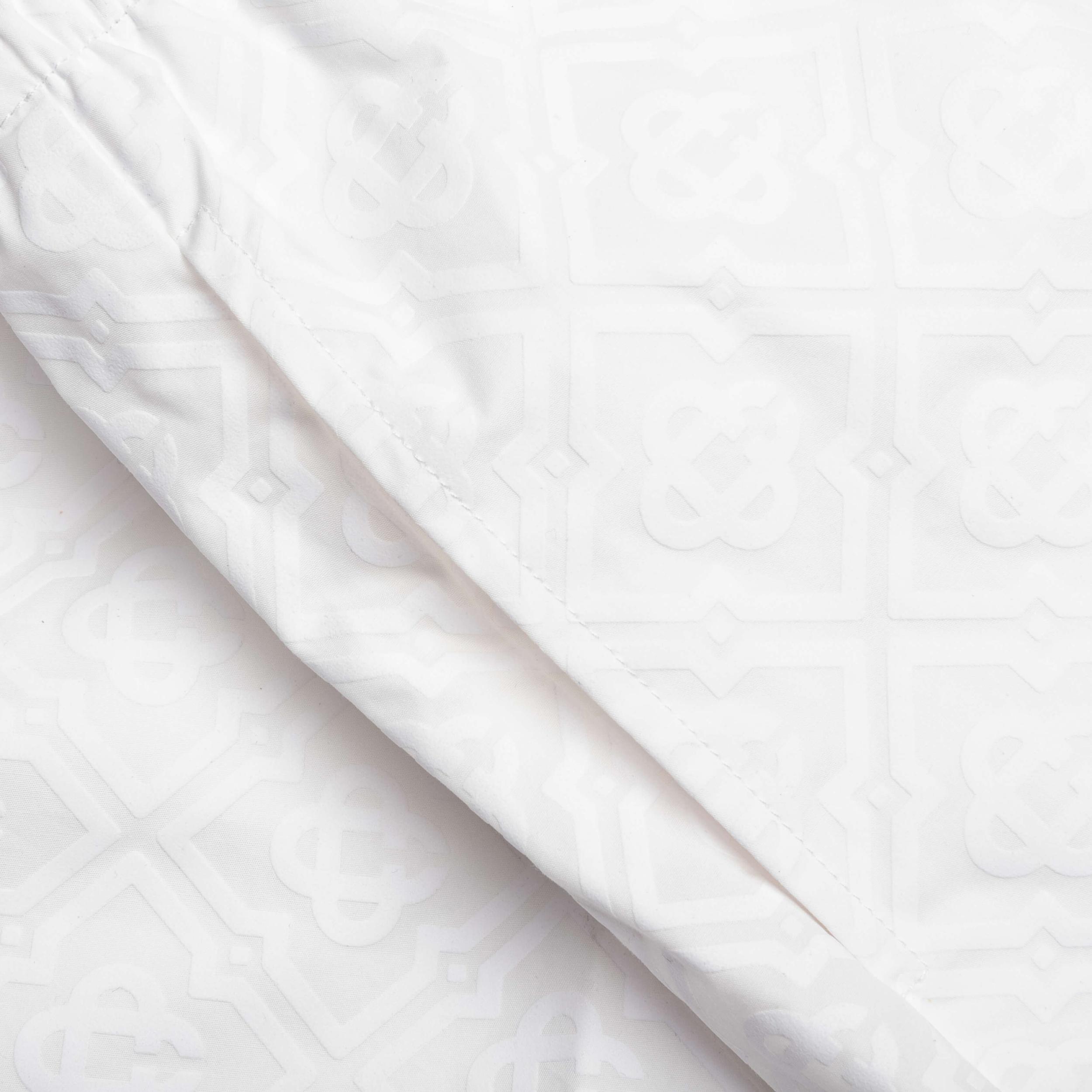 Drawstring Shorts - White Male Product Image