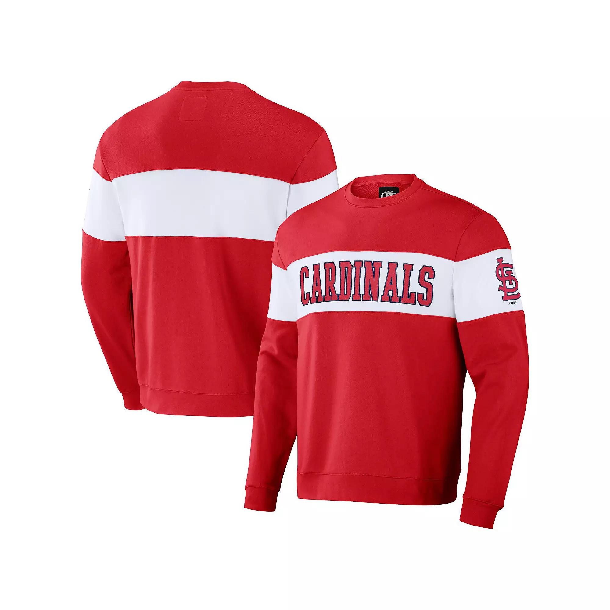 Men's Darius Rucker Collection by Fanatics Royal Chicago Cubs Stripe Pullover Sweatshirt,  Product Image