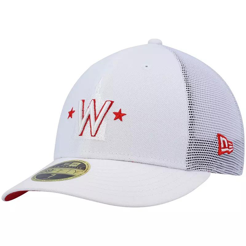 Men's New Era White Washington Nationals 2022 Batting Practice Low Profile 59FIFTY Fitted Hat, Size: 6 7/8 Product Image
