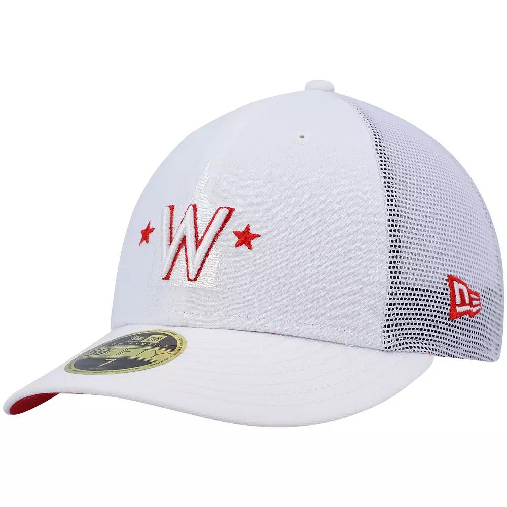 Men's New Era White Washington Nationals 2022 Batting Practice Low Profile 59FIFTY Fitted Hat, Size: 6 7/8 Product Image