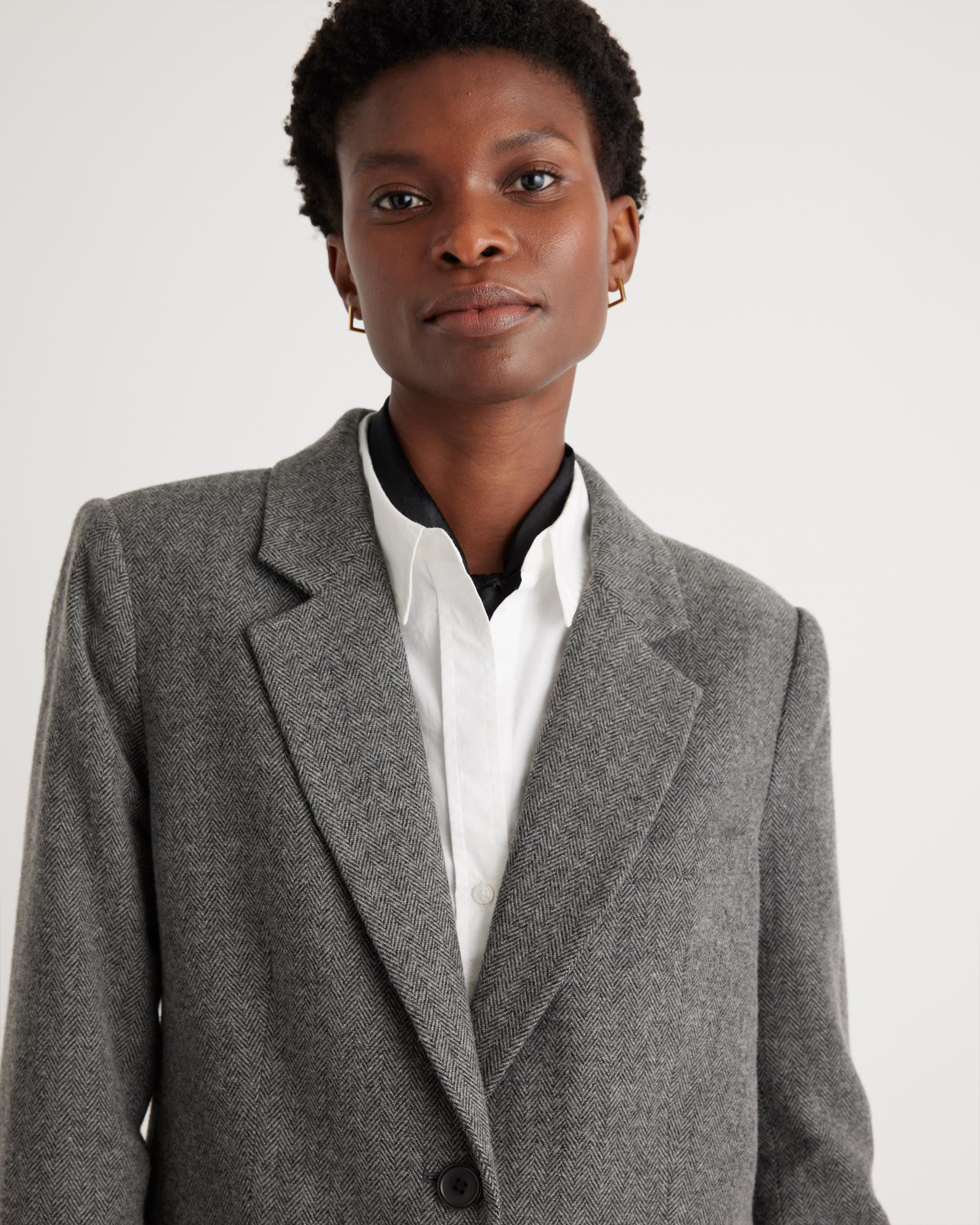 Quince | Women's Italian Wool OverSized Blazer Size XS Product Image