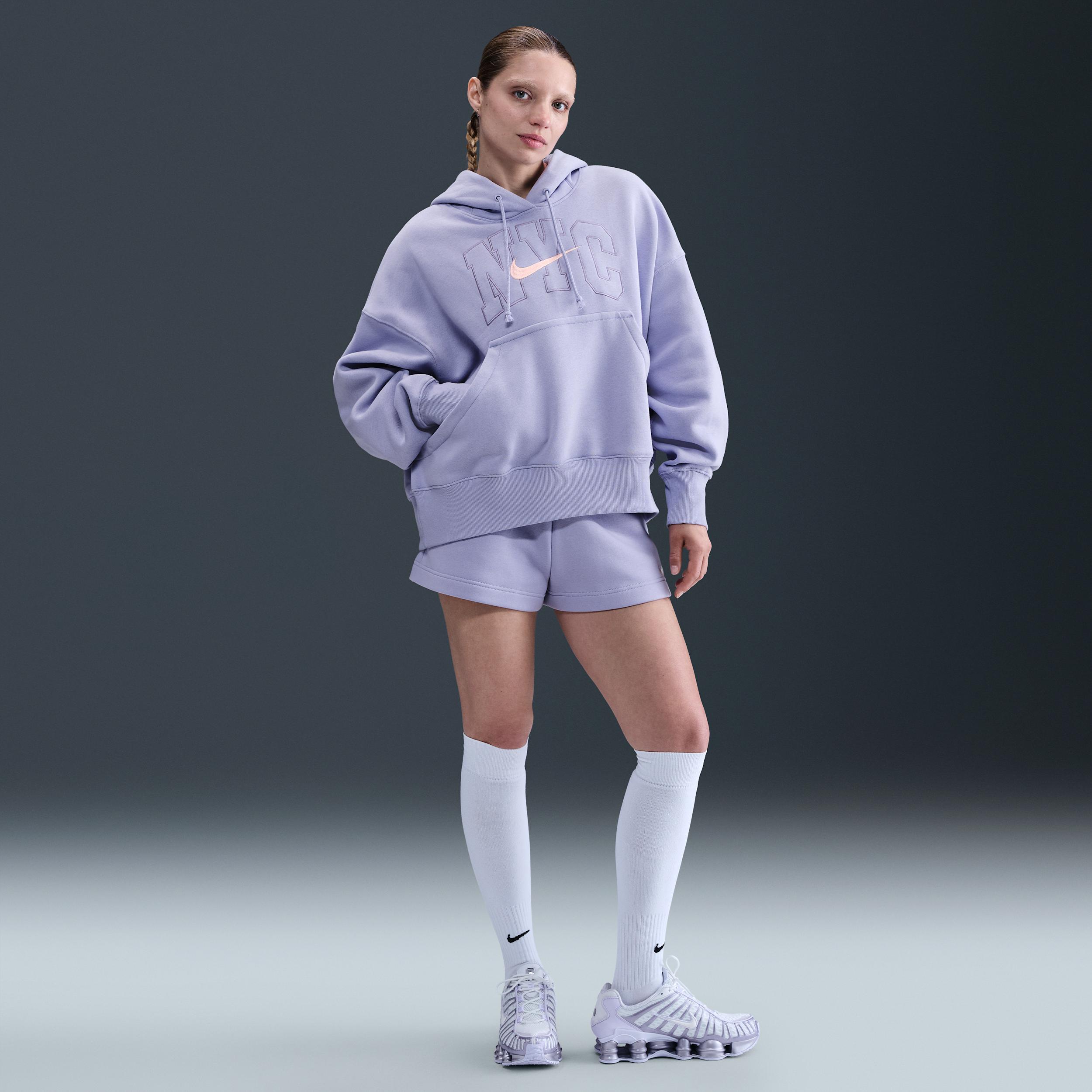 Womens Nike Sportswear Phoenix Fleece Over-Oversized Hoodie | HQ2980-533 Product Image