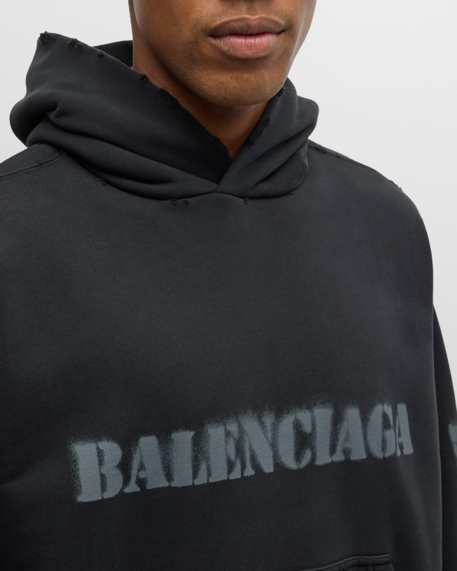 Men's Fleece Stencil Logo Hoodie Product Image